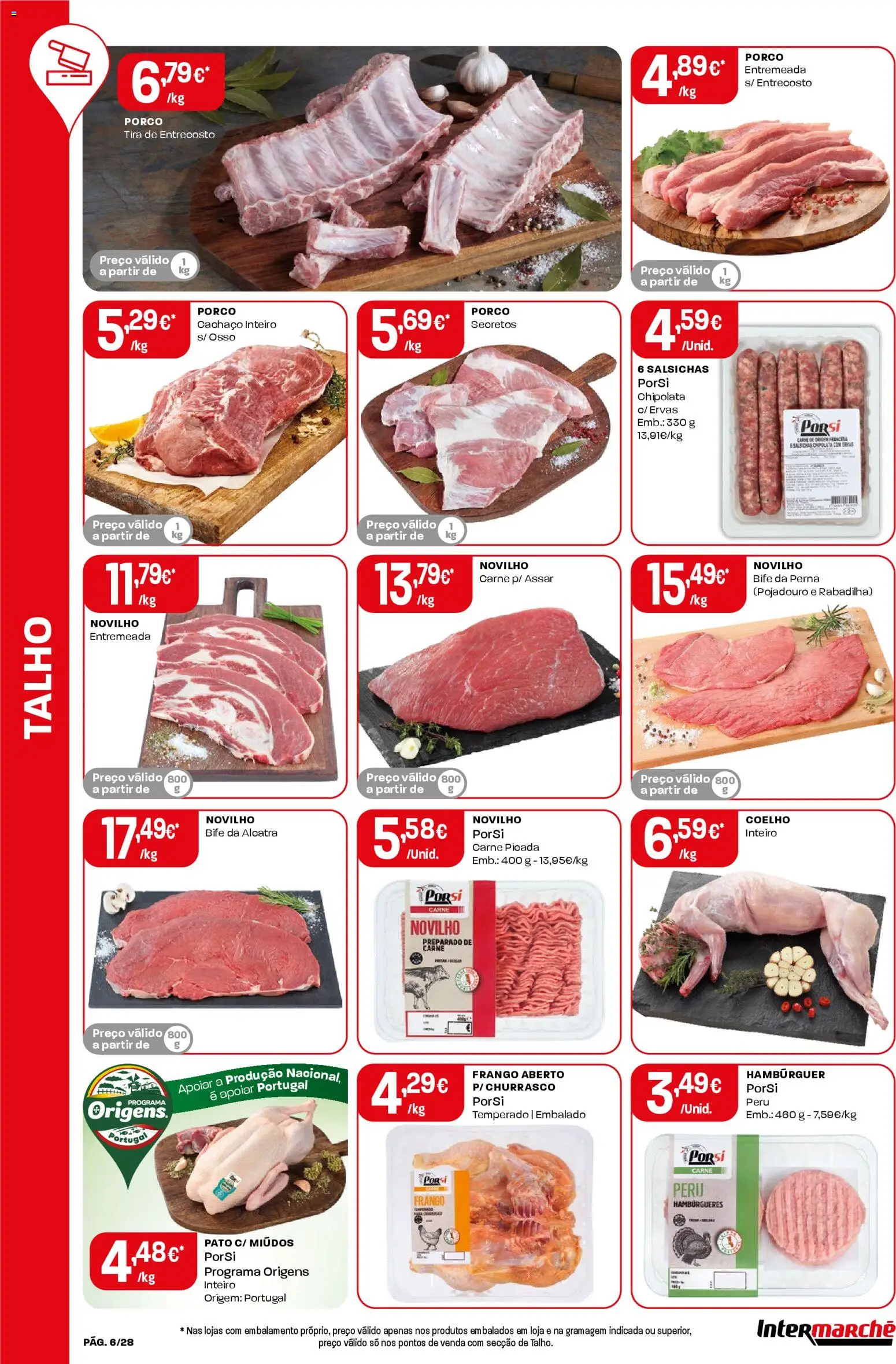 Intermarché Folheto Contact │ válido de 23.04.2026 | Página: 6 | Produtos: Frango, Peru, Carne, Coelho