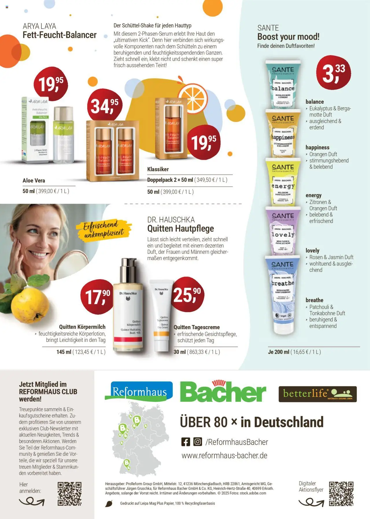 Reformhaus Bacher Prospekt 	 - gültig ab dem 01.08.2025 | Seite: 8 | Produkte: Energy, Körpermilch, Body Milk, Zitronen