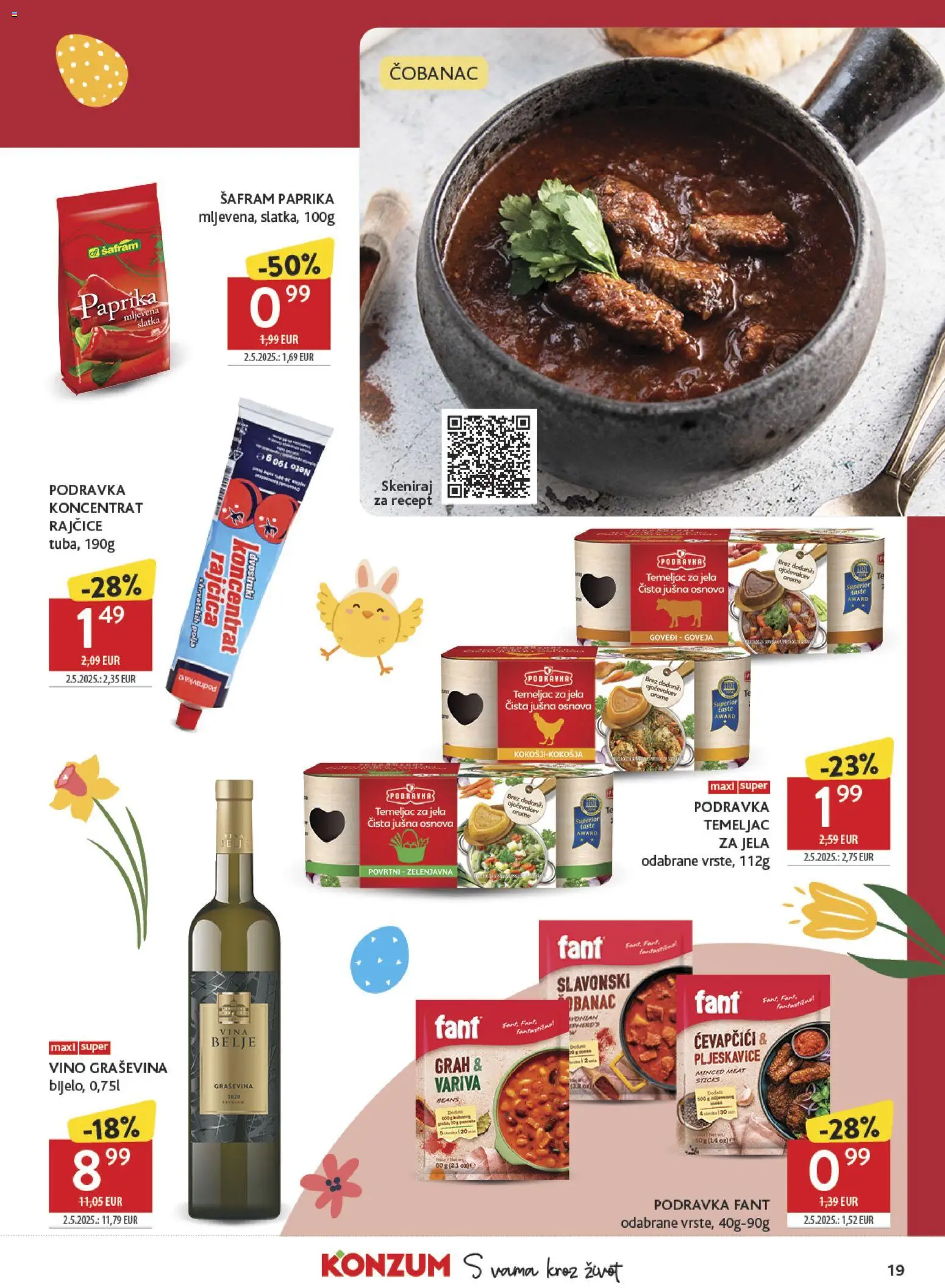 Konzum HR akciós ujság - amely érvényes a következő dátumtól: 30.03.2026 | Oldal: 19 | Termékek: Fanta