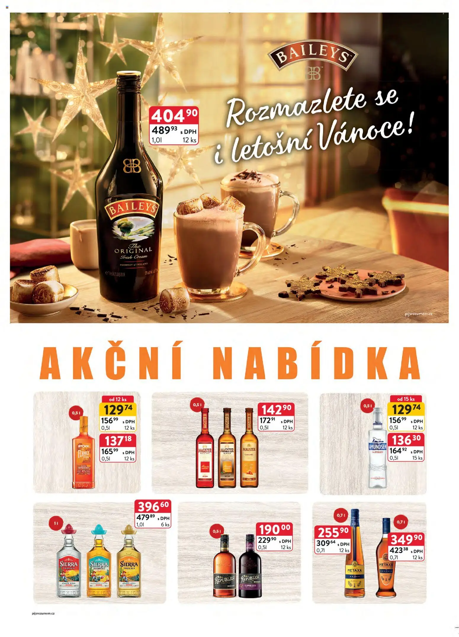 Astur & Qanto - Leták - Velkoobchod 11/2025 od 01.11.2025 | Strana: 22 | Produkty: Magister, Metaxa, Republica, Baileys