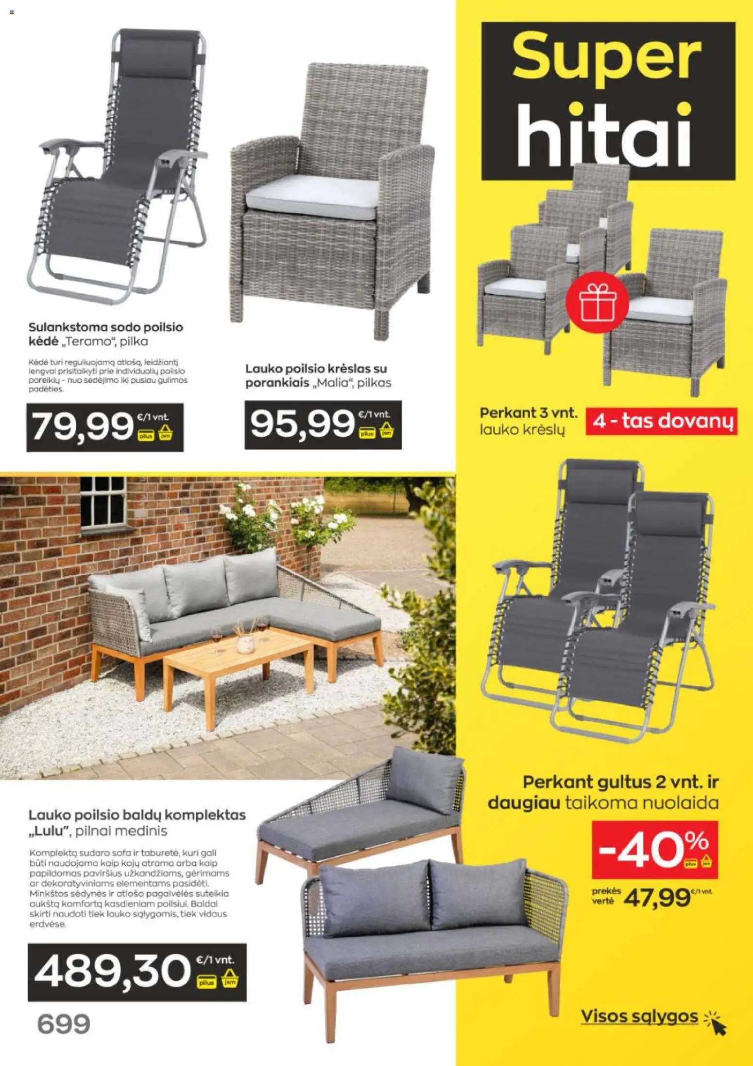 Jupoja akcijos nuo 10.03.2026 | Puslapis: 7 | Prekių: Sofa, Kėdė