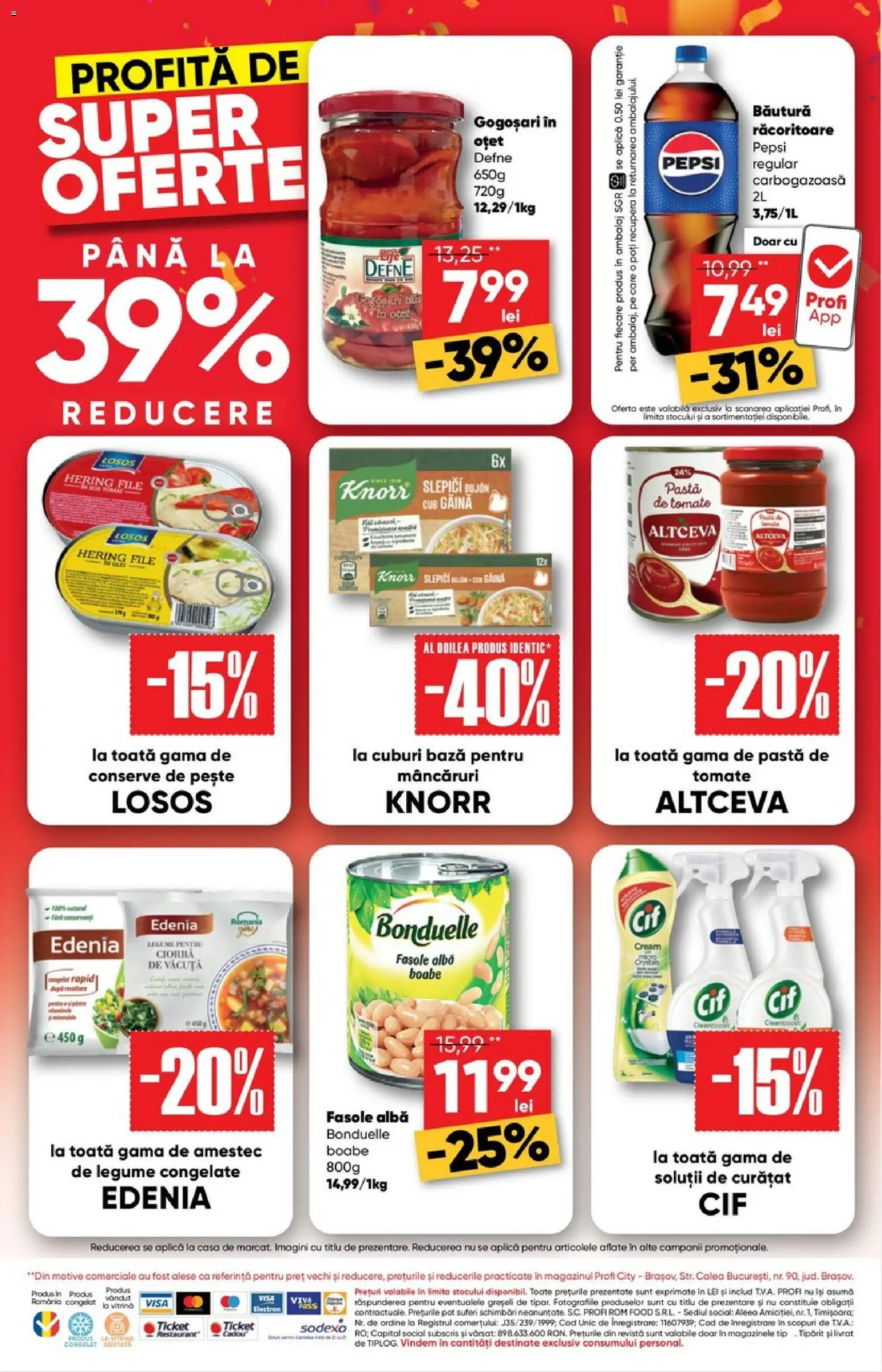 Noul catalog Profi – valabil de la 29.10.2025 | Pagină: 10 | Produse: Oțet, Rom, Pește, Fasole albă