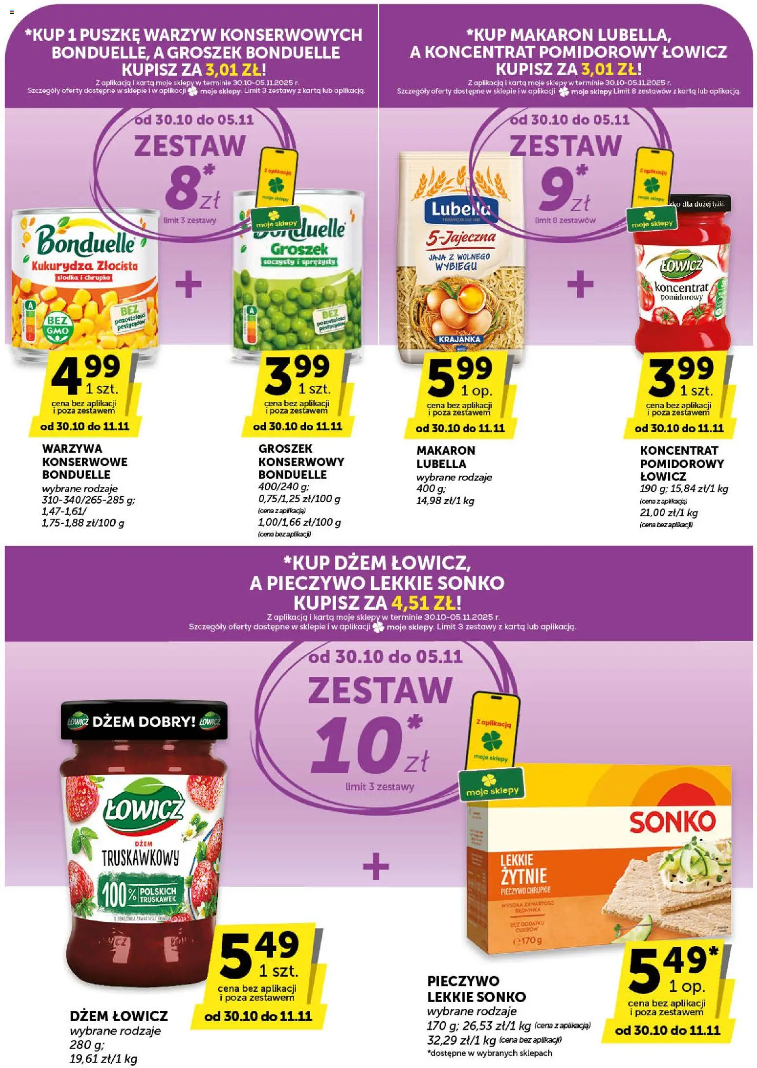 ABC Gazetka od 30.10.2025 | Strona: 14 | Produkty: Groszek, Koncentrat pomidorowy, Kukurydza, Jaja