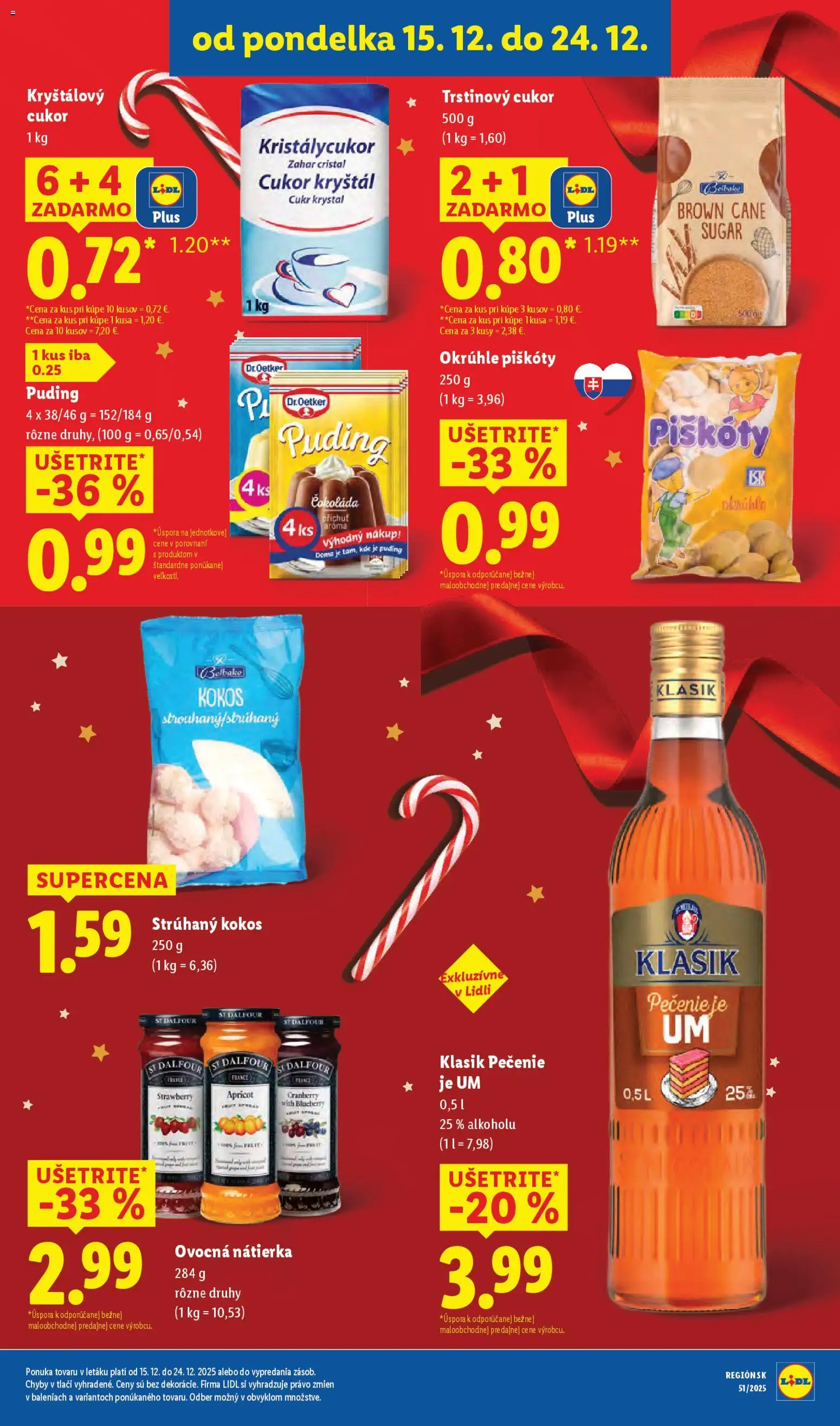 Nové Lidl akcie – leták je platný od 18.12.2025 | Strana: 56 | Produkty: Puding, Čokoláda, Cukor, Rum