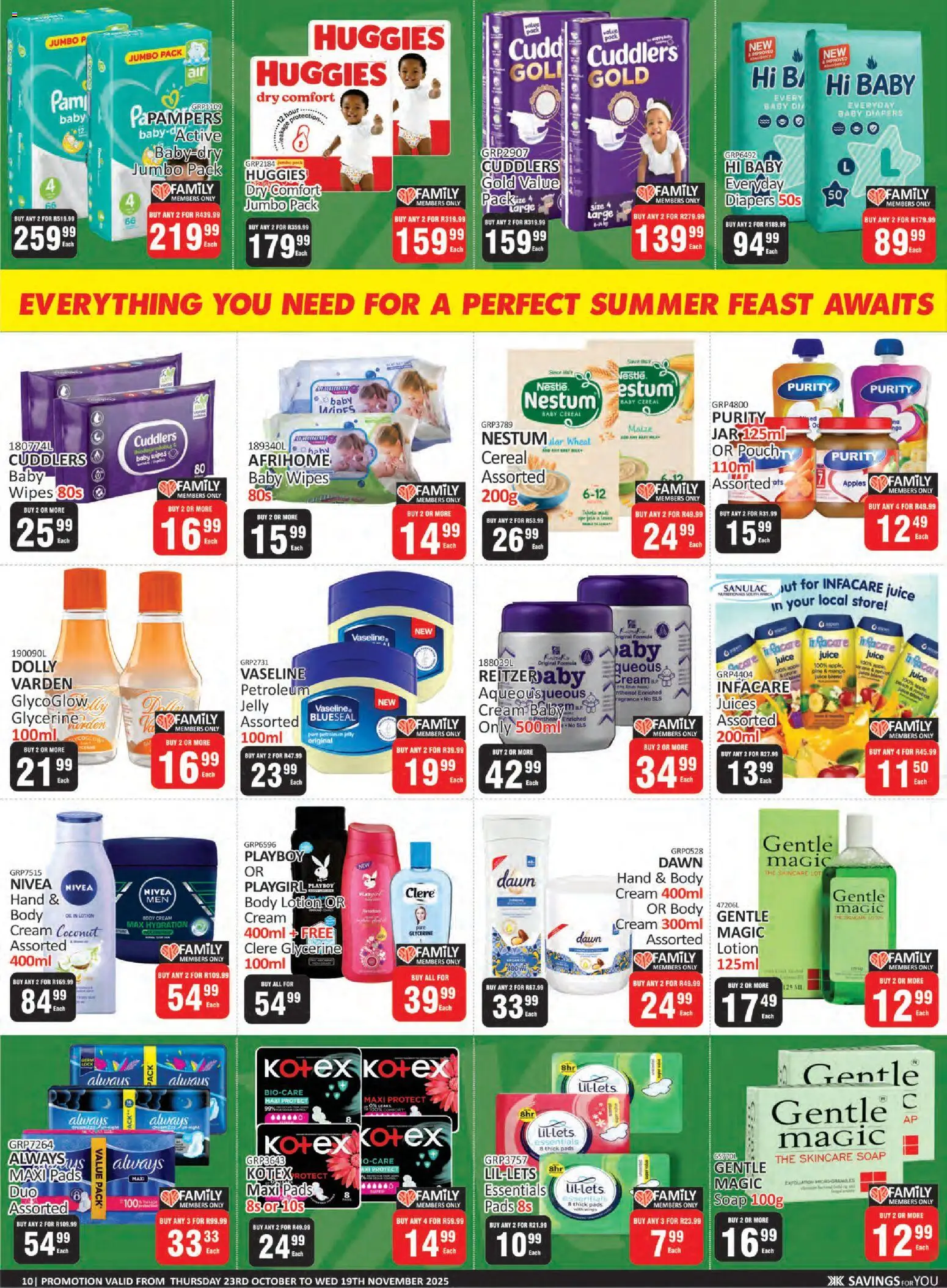 New KIT KAT Cash & Carry catalogue – valid from 23.10.2025 | Page: 10 | Products: Lock, Juice, Apples, Mango