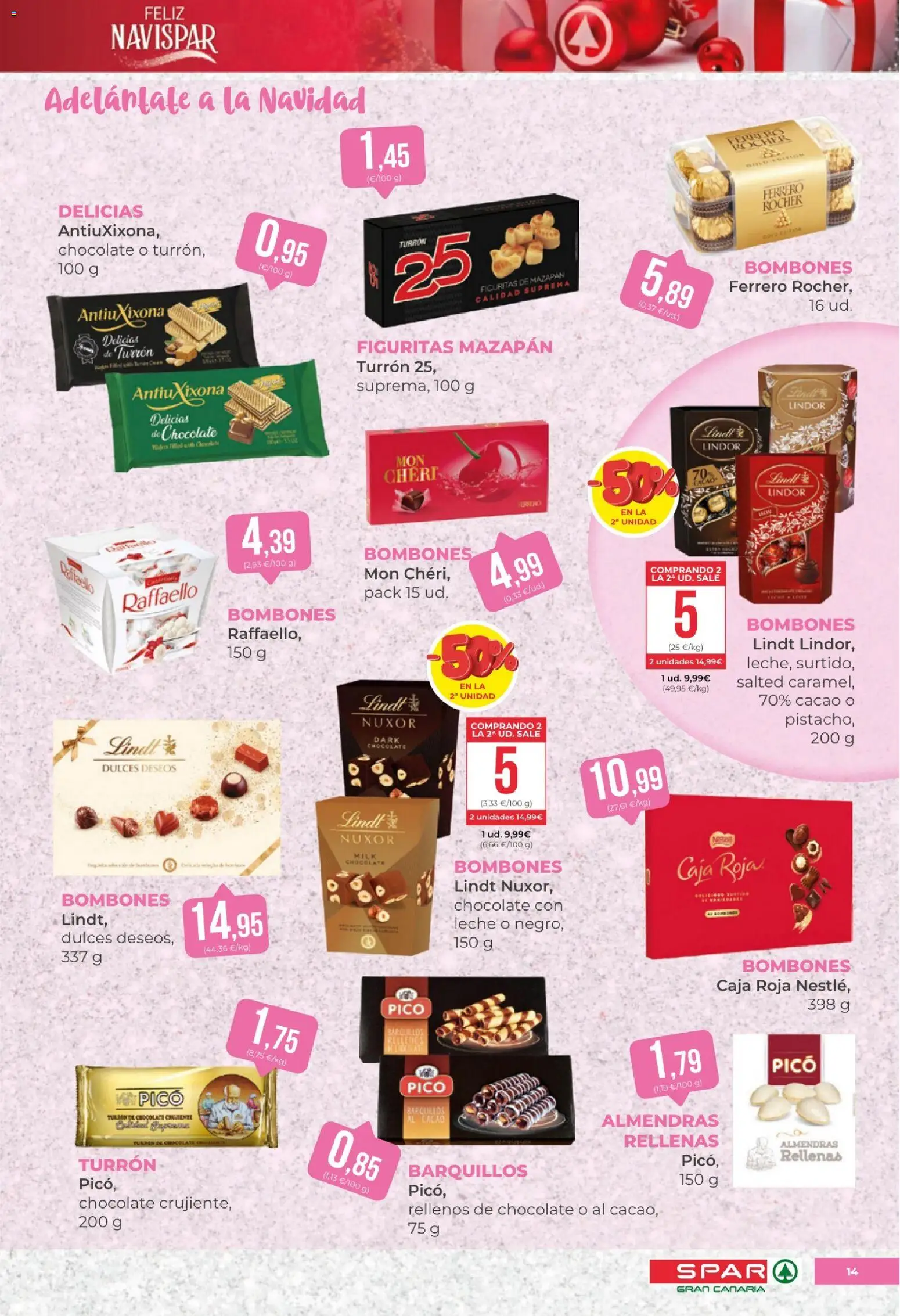 Spar - folleto │ válido desde el 14.11.2025 | Página: 14 | Productos: Chocolate, Κεραία, Φρυγανιές σικάλεως, Caja