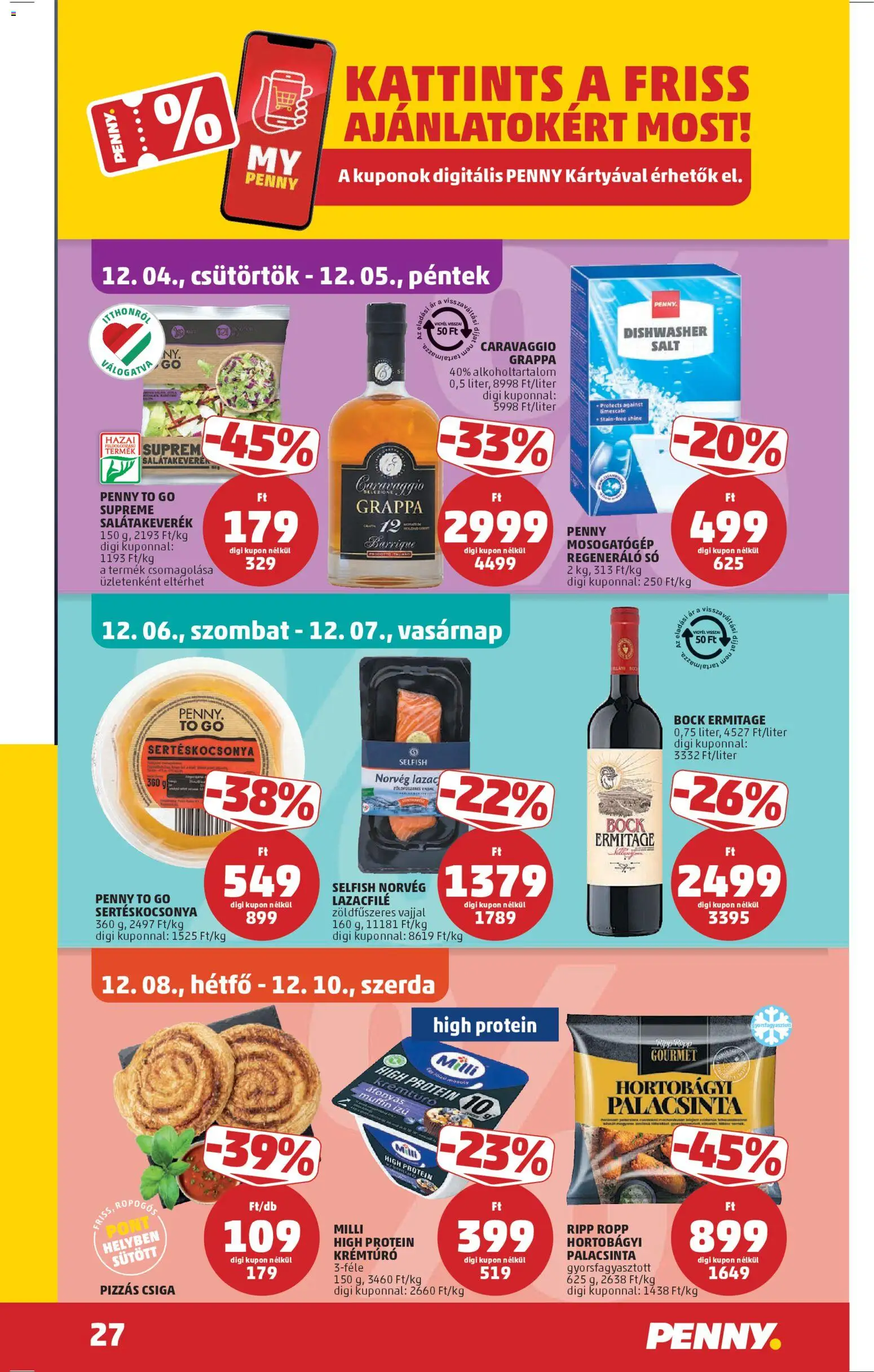 PENNY akciós ujság - amely érvényes a következő dátumtól: 04.12.2025 | Oldal: 31