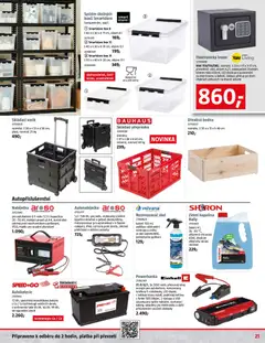 Náhled letáku Bauhaus leták od 31.10.2025 | Strana: 21 | Produkty: Box, Přepravka, USB, Baterie