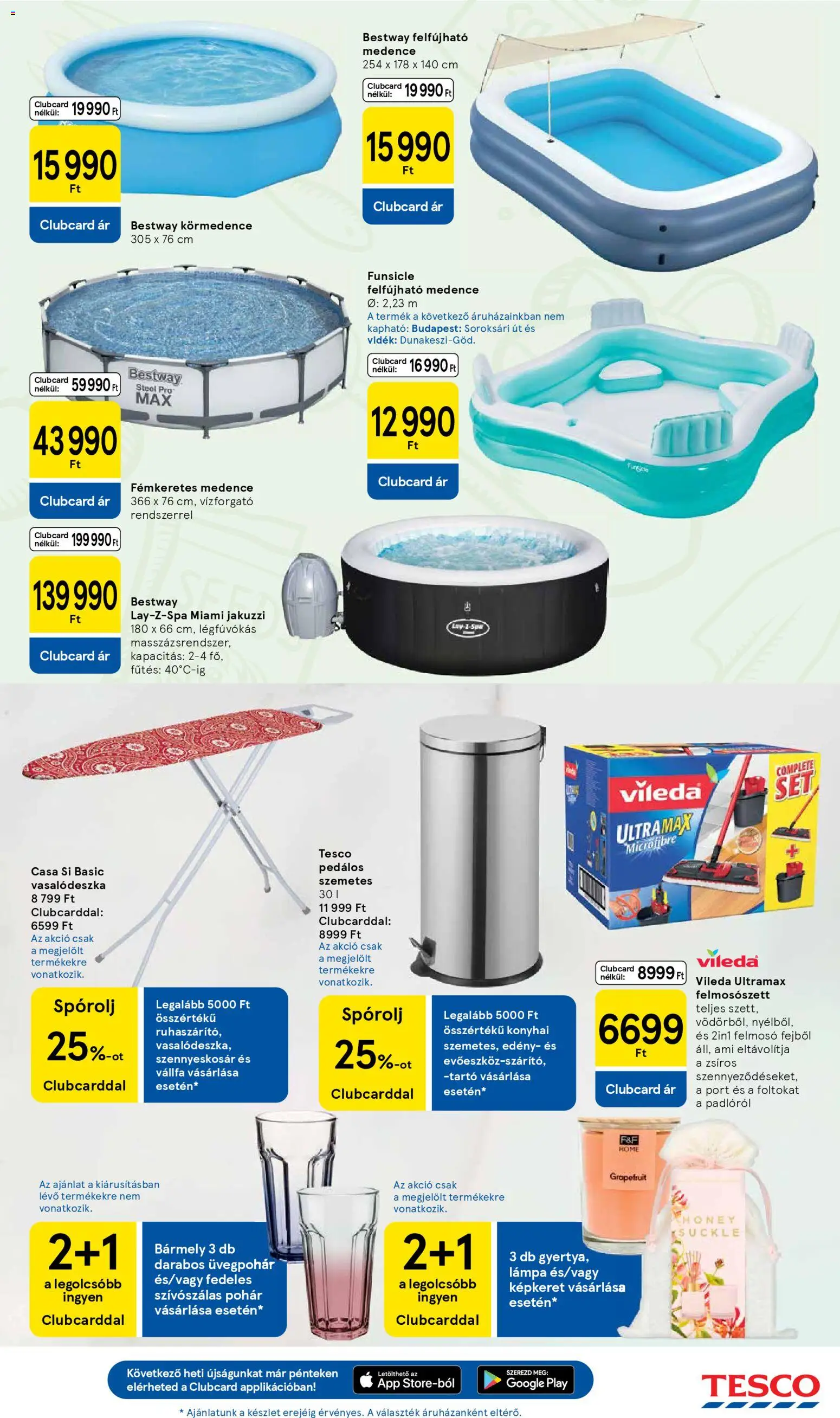 Tesco akciós ujság - amely érvényes a következő dátumtól: 29.04.2026 | Oldal: 29 | Termékek: Edény, Vállfa, Képkeret, Pohár