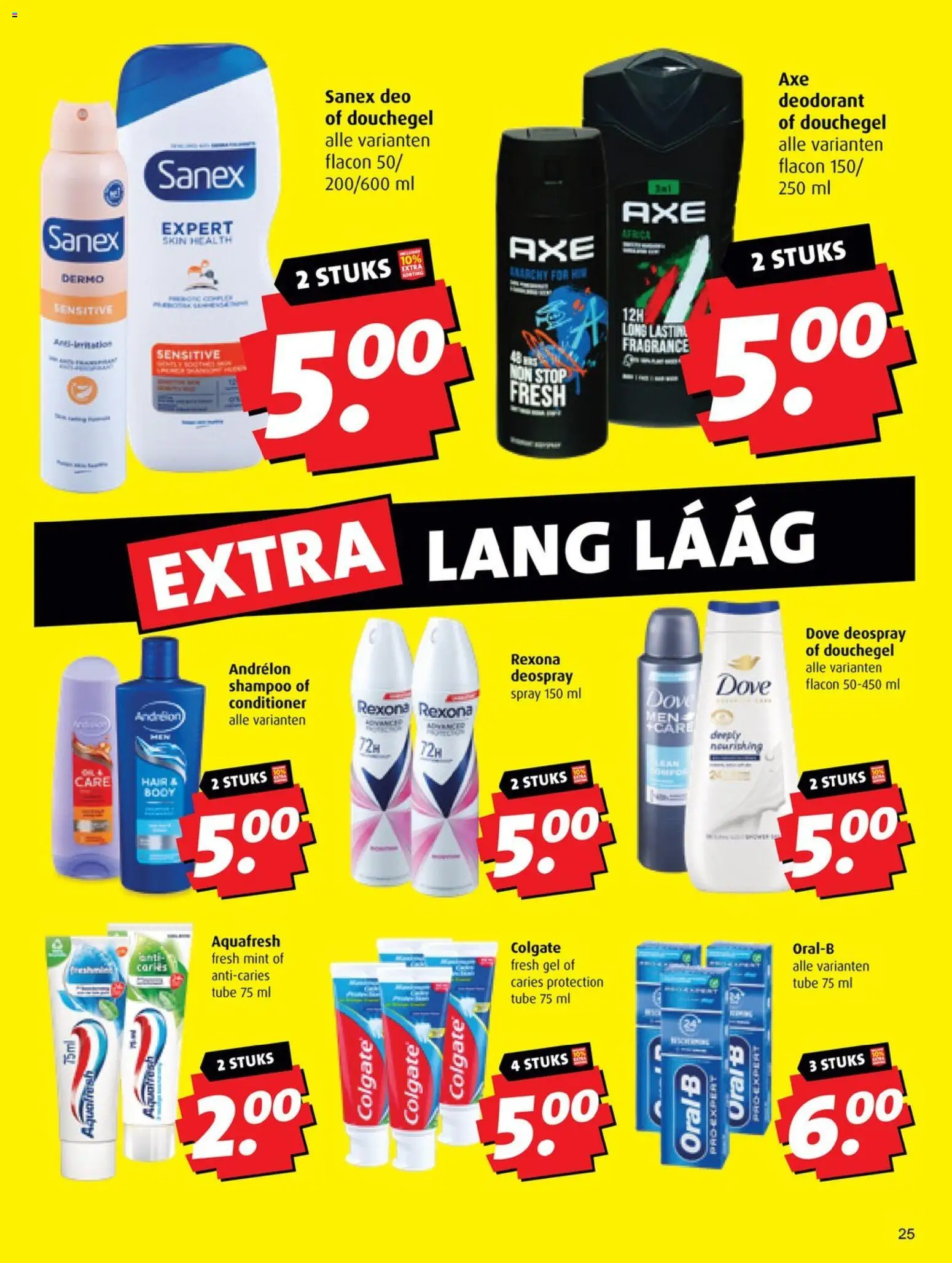 {H1} | Pagina: 25 | Producten: Deodorant, Gel, Shampoo, Conditioner