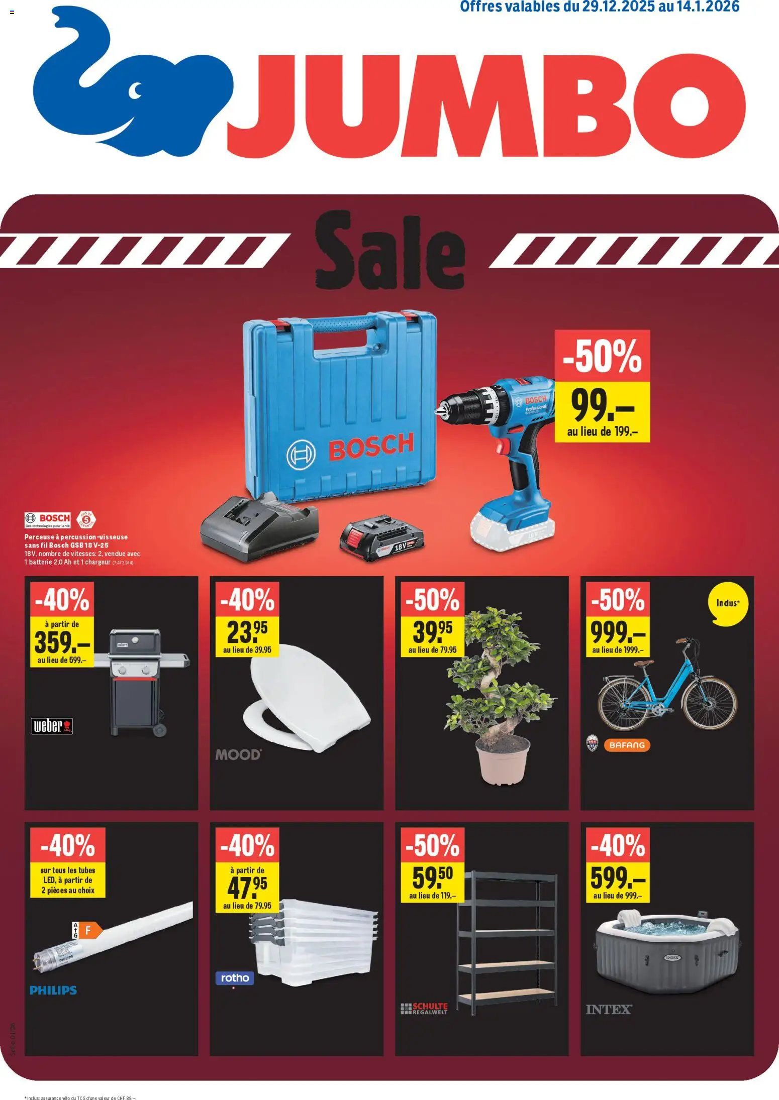 Jumbo Aktionen FR – gültig ab 29.12.2025 | Seite: 1 | Produkte: Batterie, Bosch, Philips