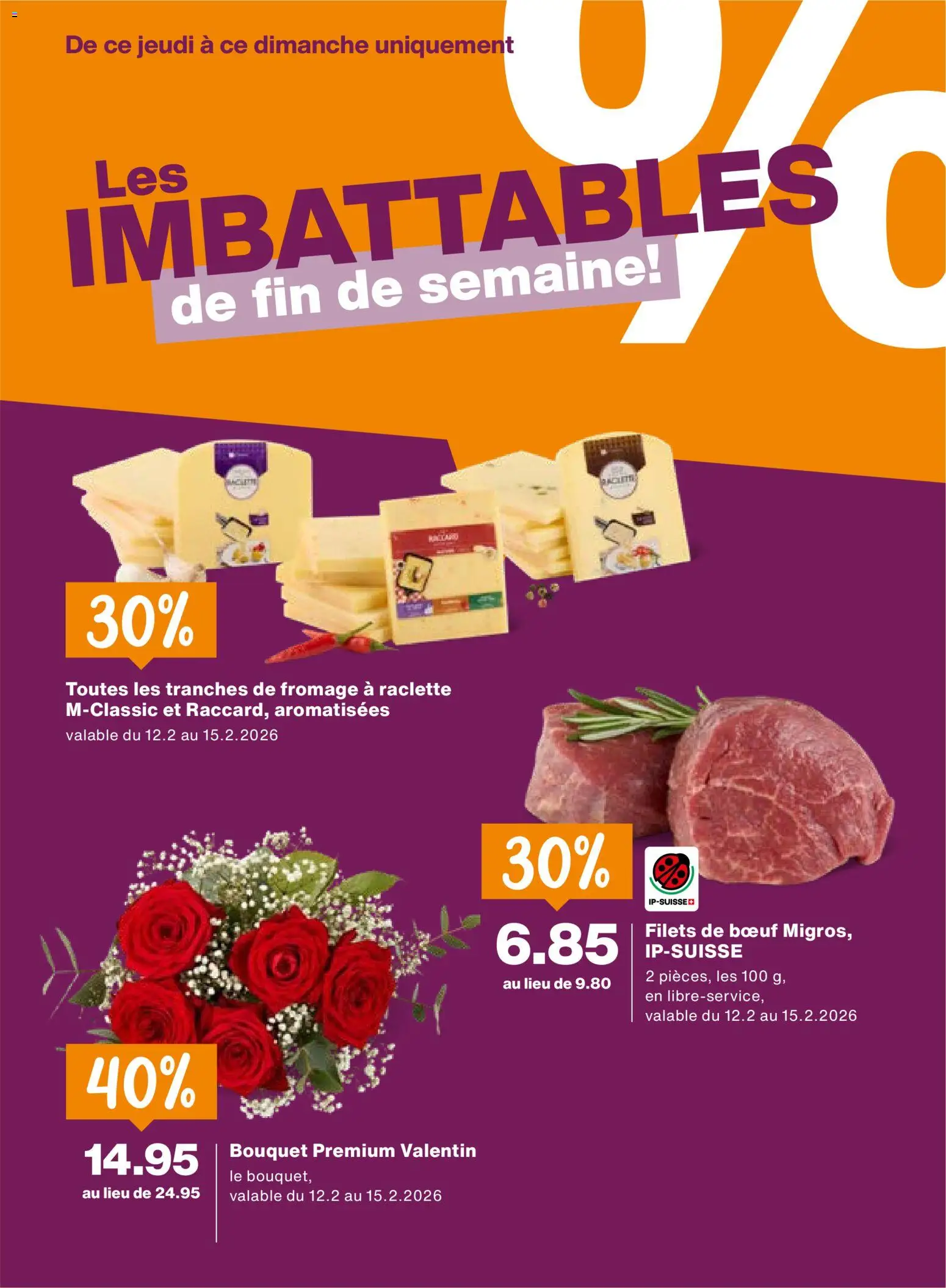 Migros Aktionen FR – gültig ab 12.02.2026 | Seite: 20 | Produkte: Raclette