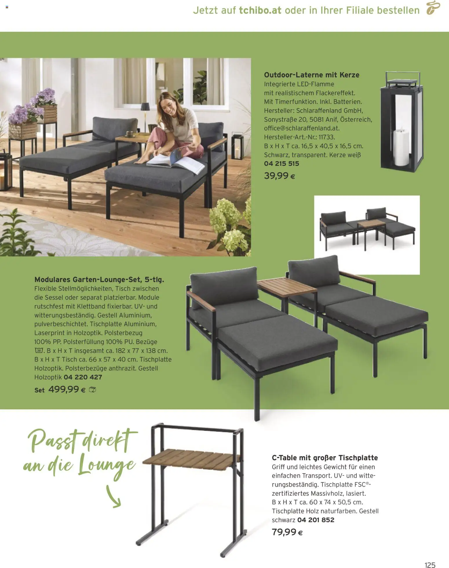 Tchibo Eduscho - Katalog April 2026 gültig ab 01.04.2026 | Seite: 125 | Produkte: Gewicht, Sessel, Tisch