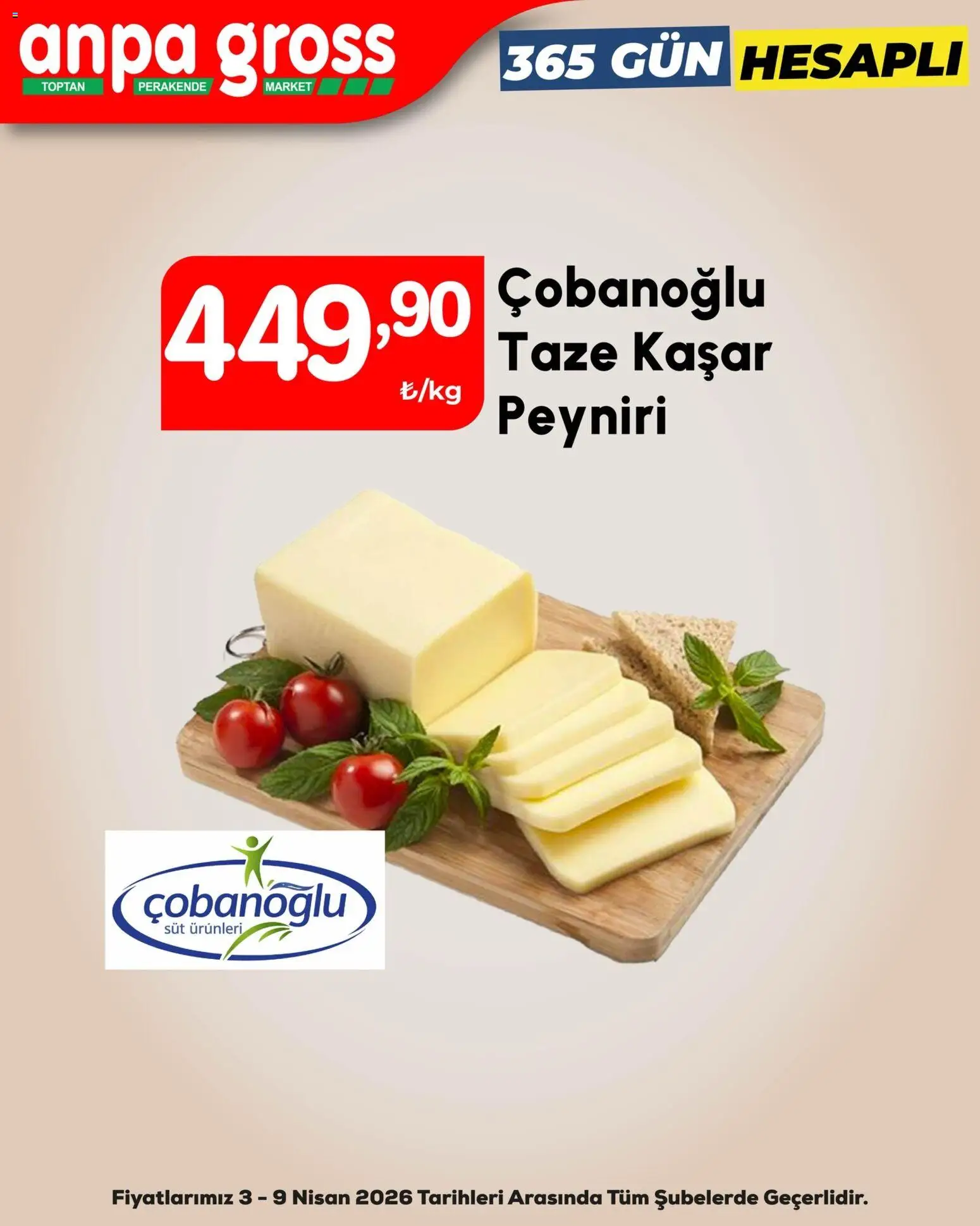 Anpa Gross Katalog - 03.04.2026 tarihinden itibaren geçerlidir | Sayfa: 2 | Ürünler: Süt