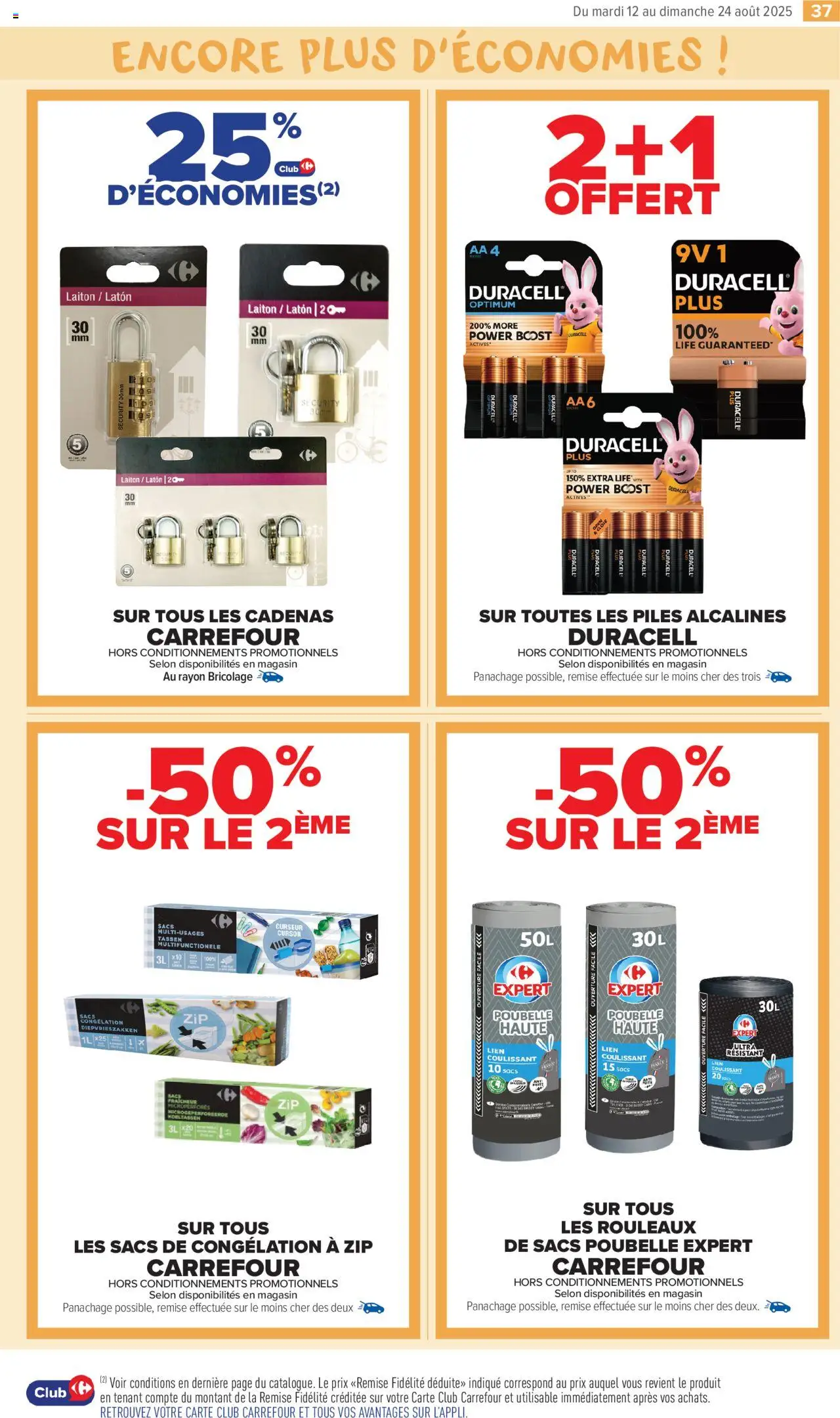  | Page: 39 | Produits: Poubelle, Piles, Sacs poubelle