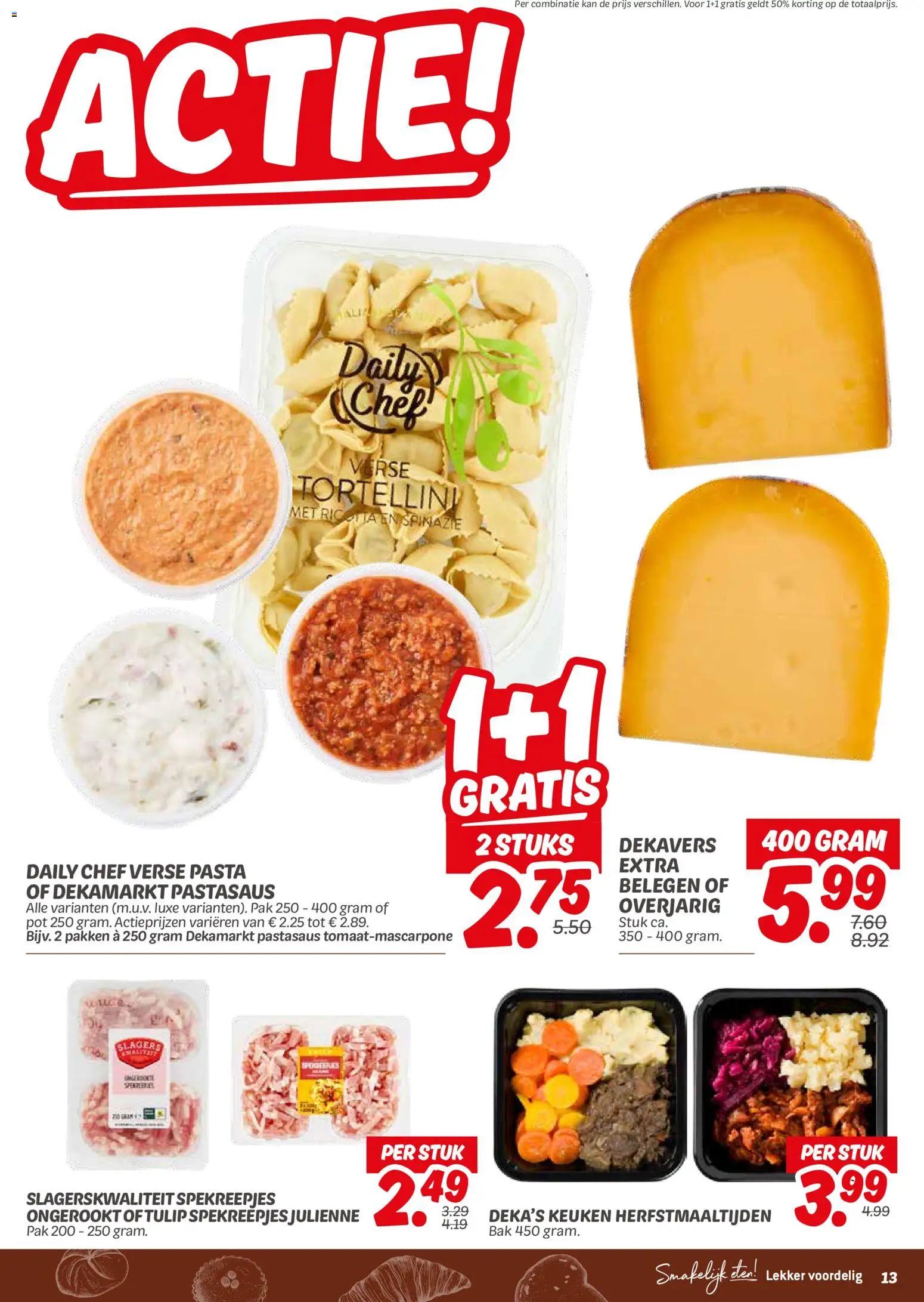 {H1} | Pagina: 15 | Producten: Spinazie, Pot, Kan, Ricotta