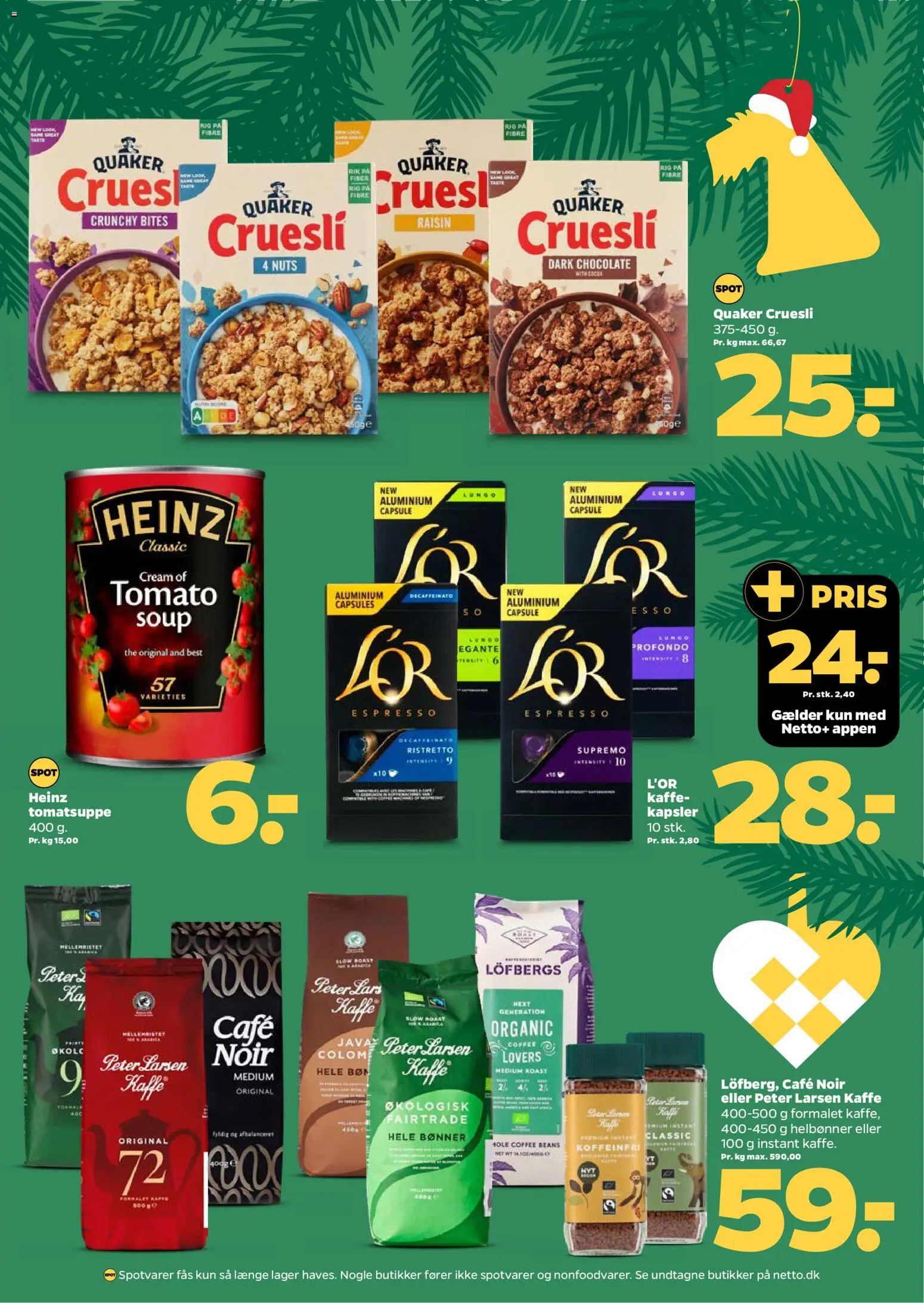 Netto tilbudsavis – gyldig fra 22.11.2025 | Side: 22 | Produkter: Kaffe, Bønner, Instant Kaffe