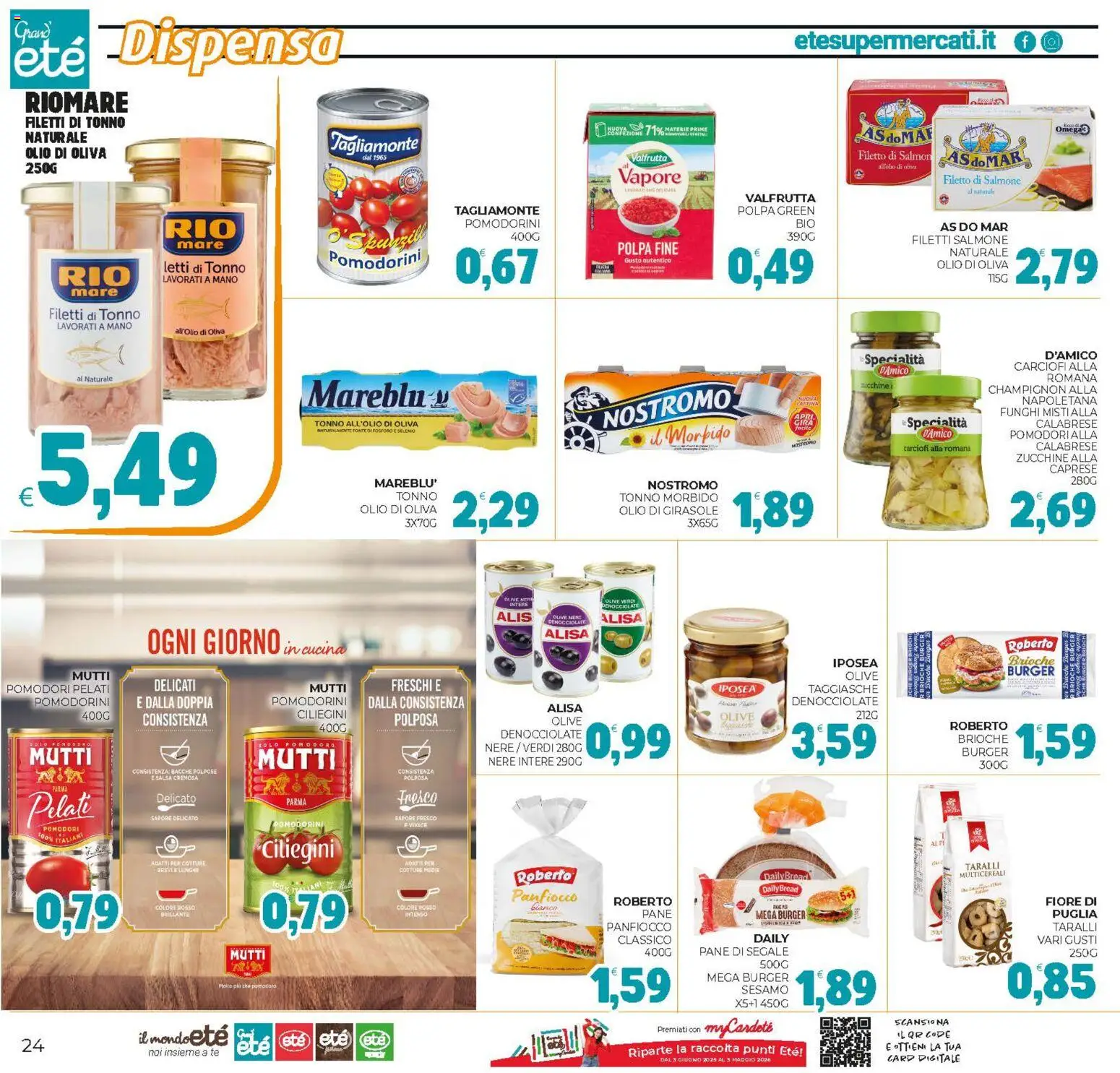 Volantino Eté del 02.12.2025 | Pagina: 24 | Prodotti: Salmone, Olio, Olive, Olio di Oliva