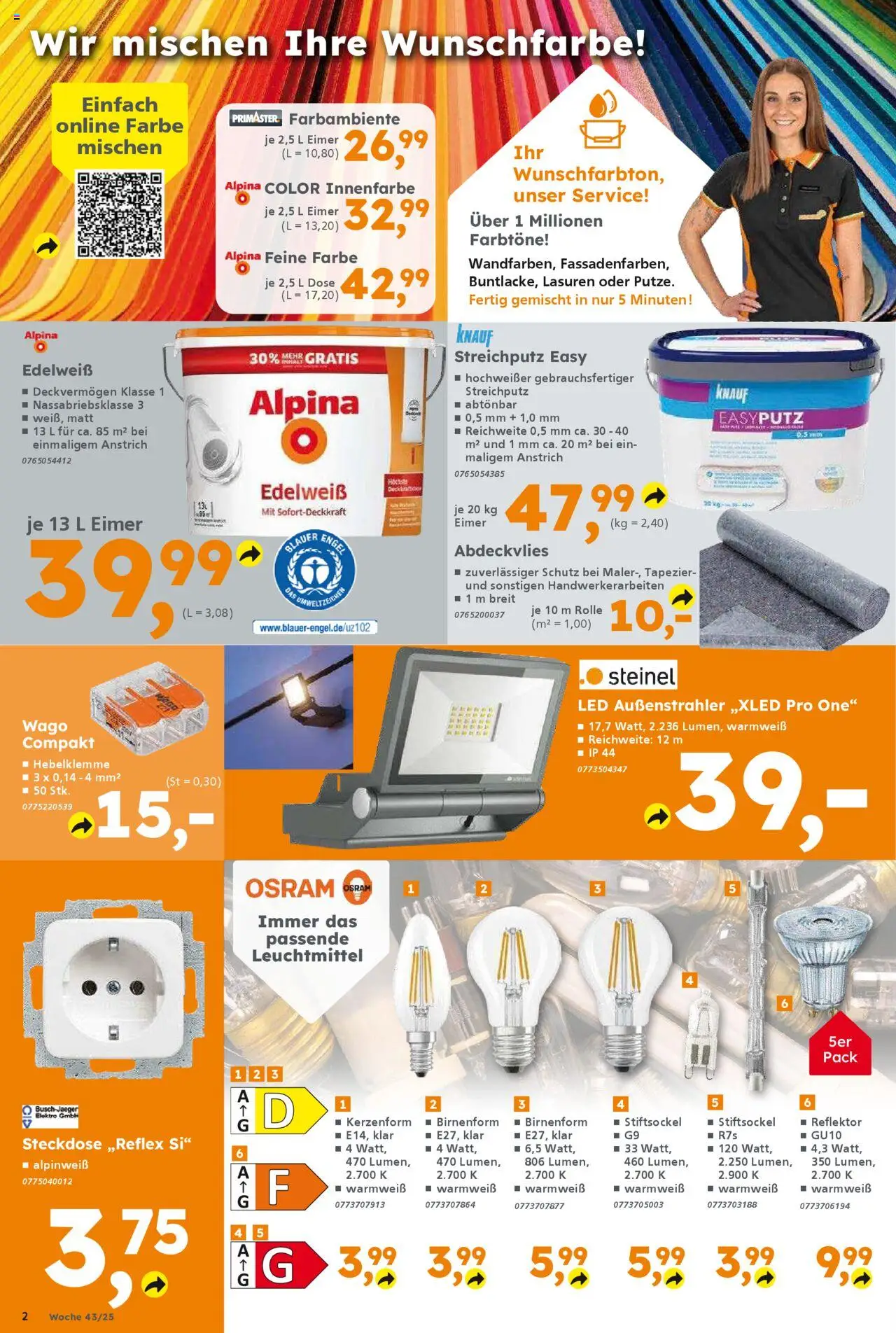 Globus Baumarkt Prospekt 	 – gültig ab 20.10.2025 | Seite: 2
