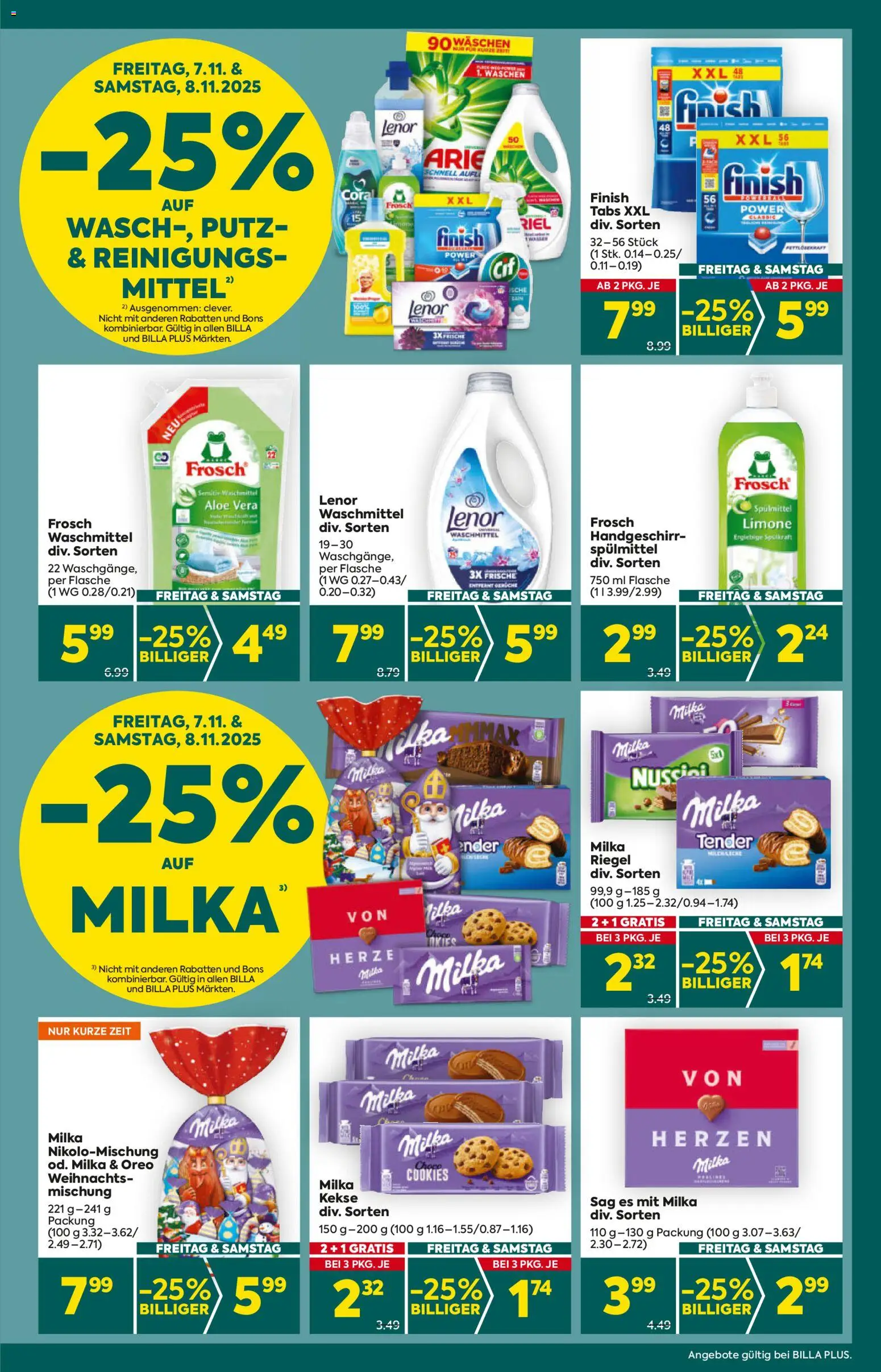 Billa Plus Flugblatt - Salzburg gültig ab 06.11.2025 | Seite: 3 | Produkte: Kekse, Waschmittel