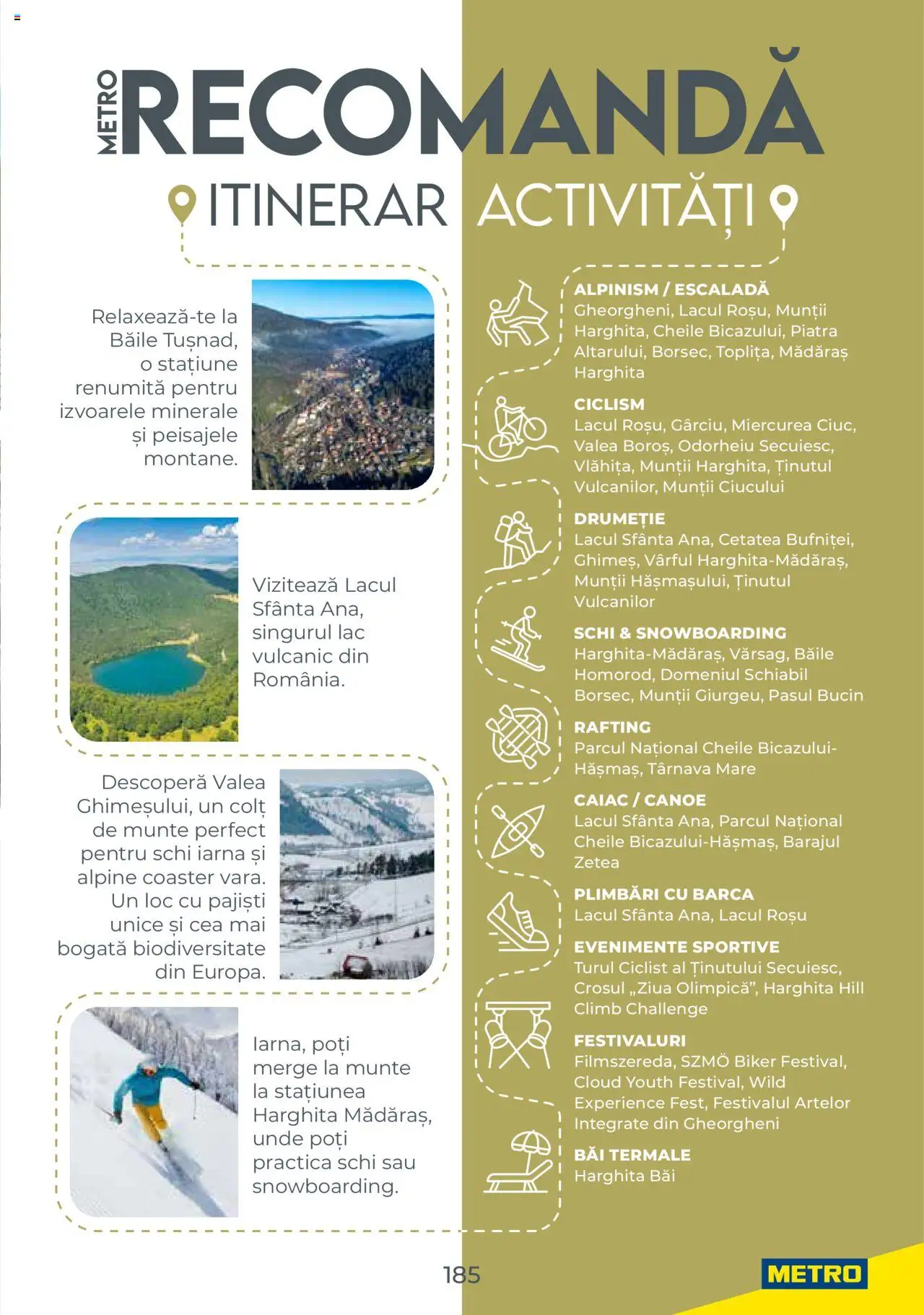 Metro catalog - Ghid de călătorie România – valabil de la 01.08.2025 | Pagină: 185