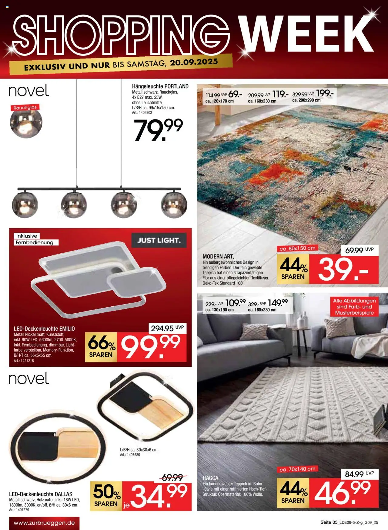 Zurbrüggen - Prime Shopping Week – gültig ab 14.09.2025 | Seite: 5 | Produkte: Teppich