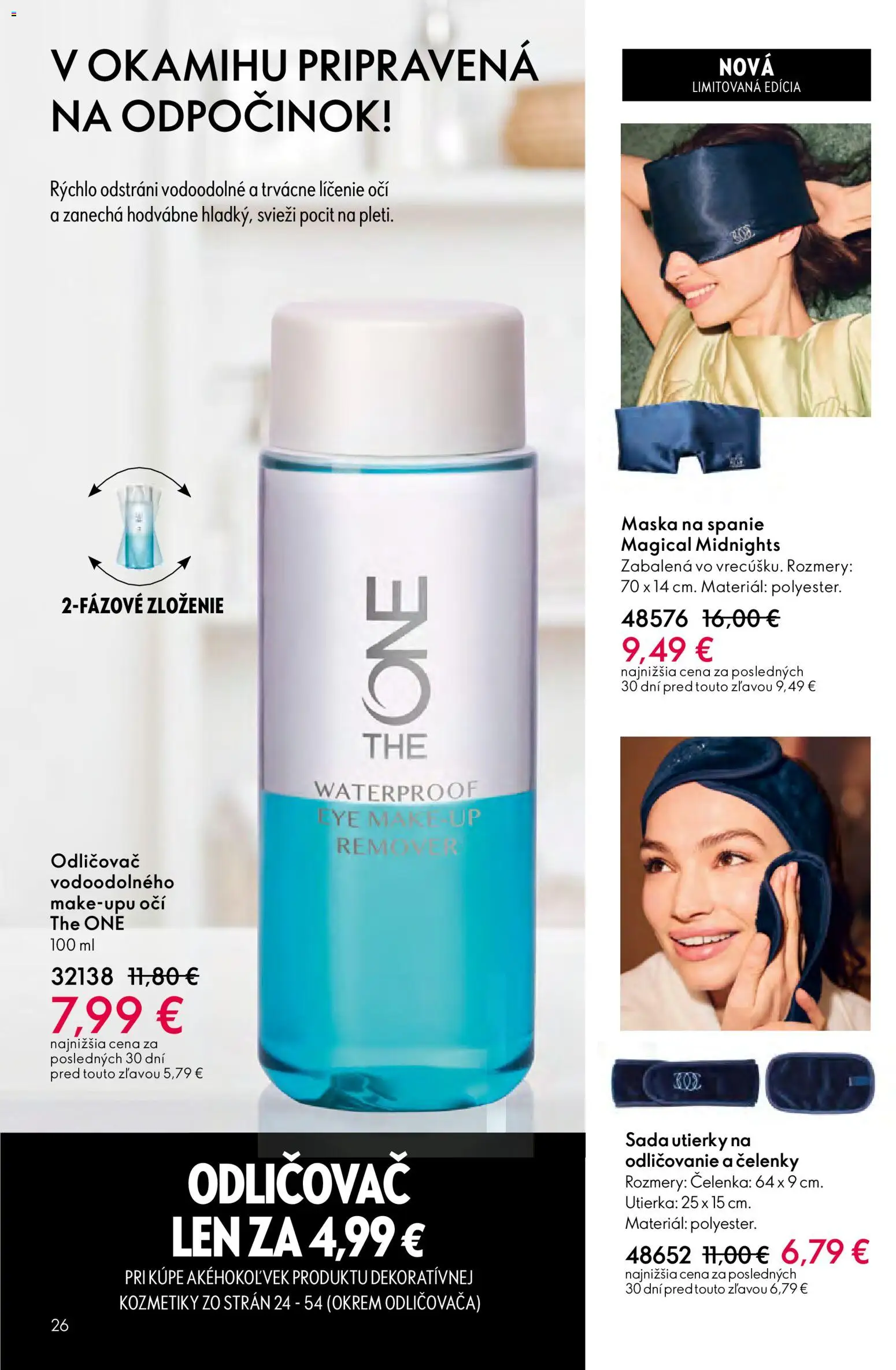 Nové Oriflame akcie – leták je platný od 24.12.2025 | Strana: 26 | Produkty: Maska, Odličovač