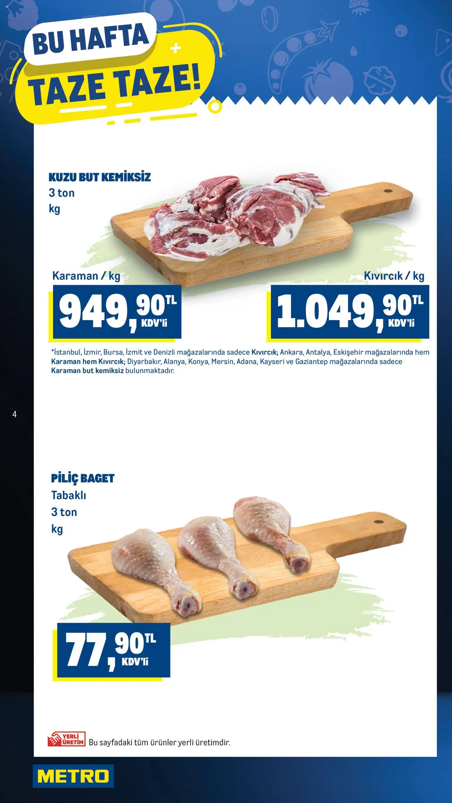 Metro Katalog - 07.01.2026 tarihinden itibaren geçerlidir | Sayfa: 4 | Ürünler: Piliç