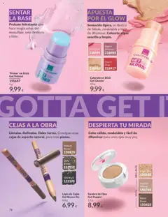Vista previa Colorete en Stick Get Glowin', Sensación ligera, se desliza de fábula, modulable y fácil de difuminar. Colorete súper sencillo y limpio. válido desde el 01.10.2025 | Página: 74