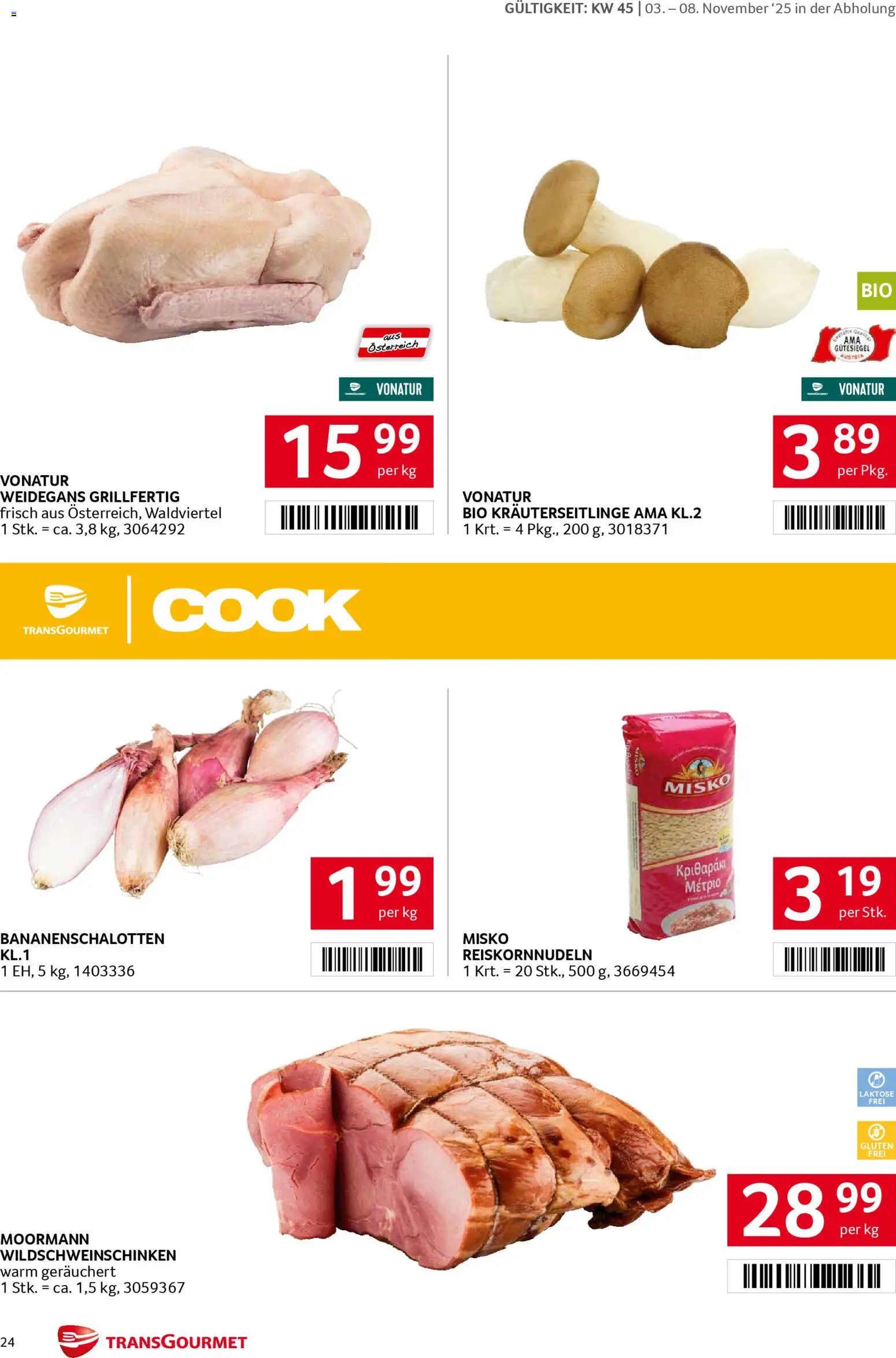 Transgourmet Flugblatt gültig ab 03.11.2025 | Seite: 24