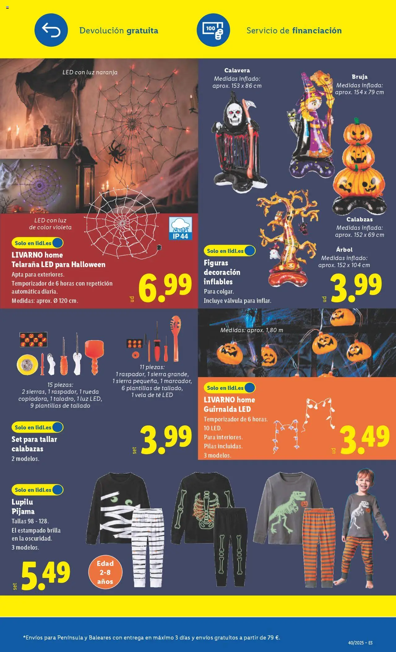 Lidl catálogo de bazar MAD │ válido desde el 29.09.2025 | Página: 15 | Productos: Pijama, Té, Vela
