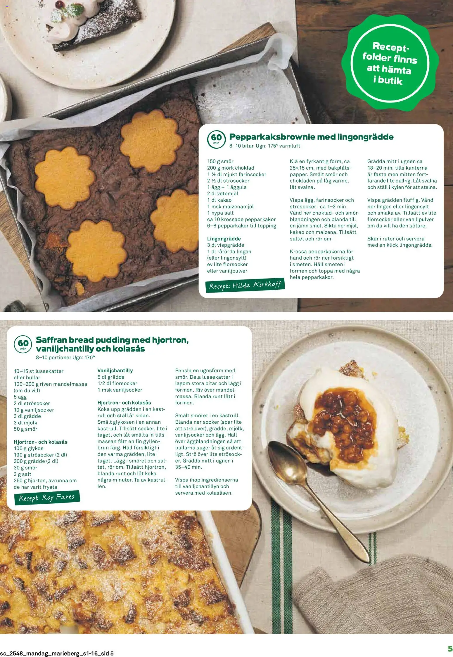 Coop Forum reklamblad aktuell från 24.11.2025 | Sida: 5 | Produkter: Strösocker, Salt, Saffran, Mjölk