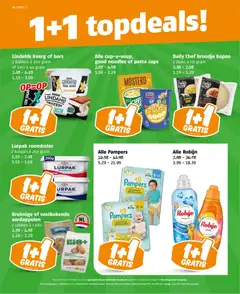 Poiesz folder - Voorbeeld van een folder van Poiesz, geldig van 15.03.2026 | Pagina: 36 | Producten: Kan, Roomboter, Broodje, Pampers