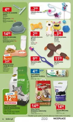 E.Leclerc Gazetka od 05.08.2025 | Strona: 16 | Produkty: Karta, Wyrzutnia, Szczotka, Żwirek bentonitowy