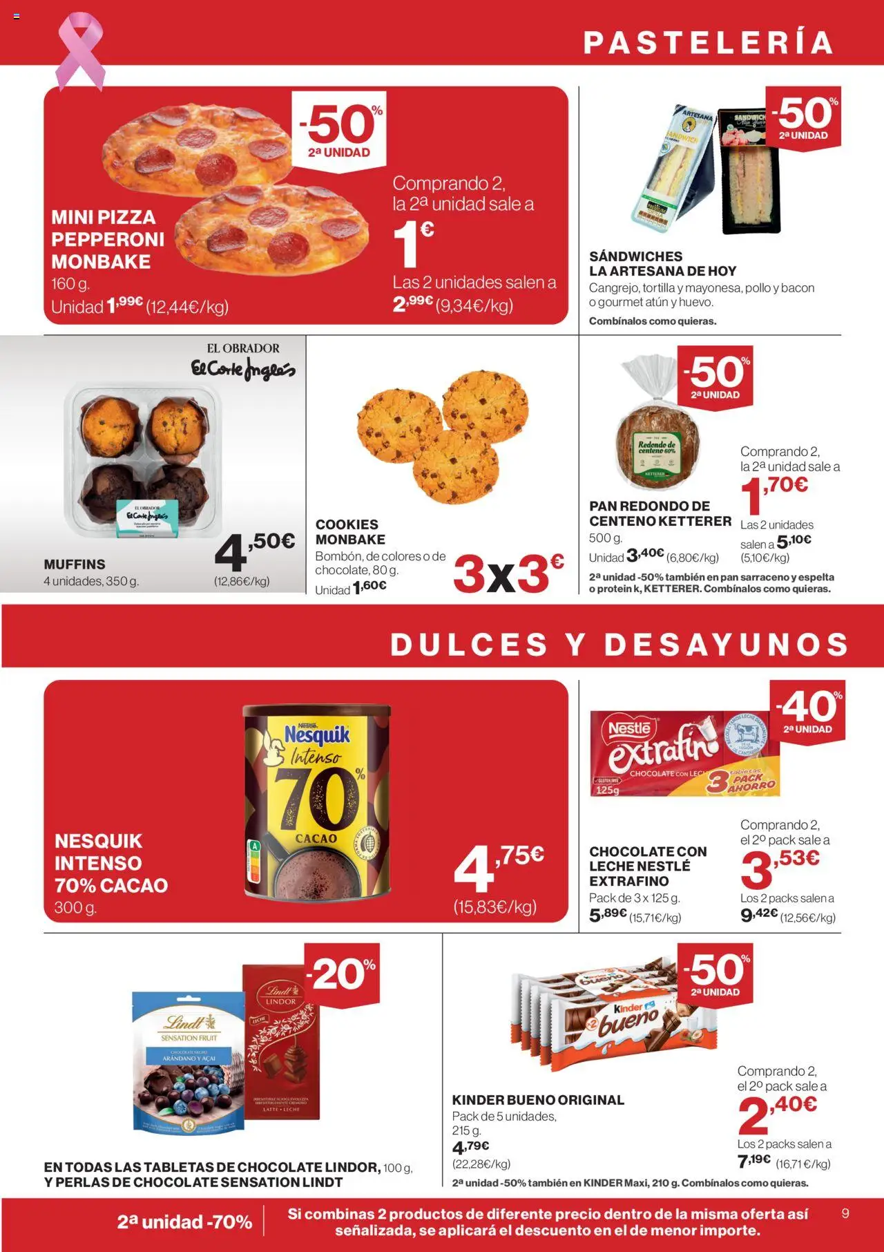 Supercor Canarias │ válido desde el 09.10.2025 | Página: 9 | Productos: Pan, Chocolate, Κεραία, Φρυγανιές σικάλεως