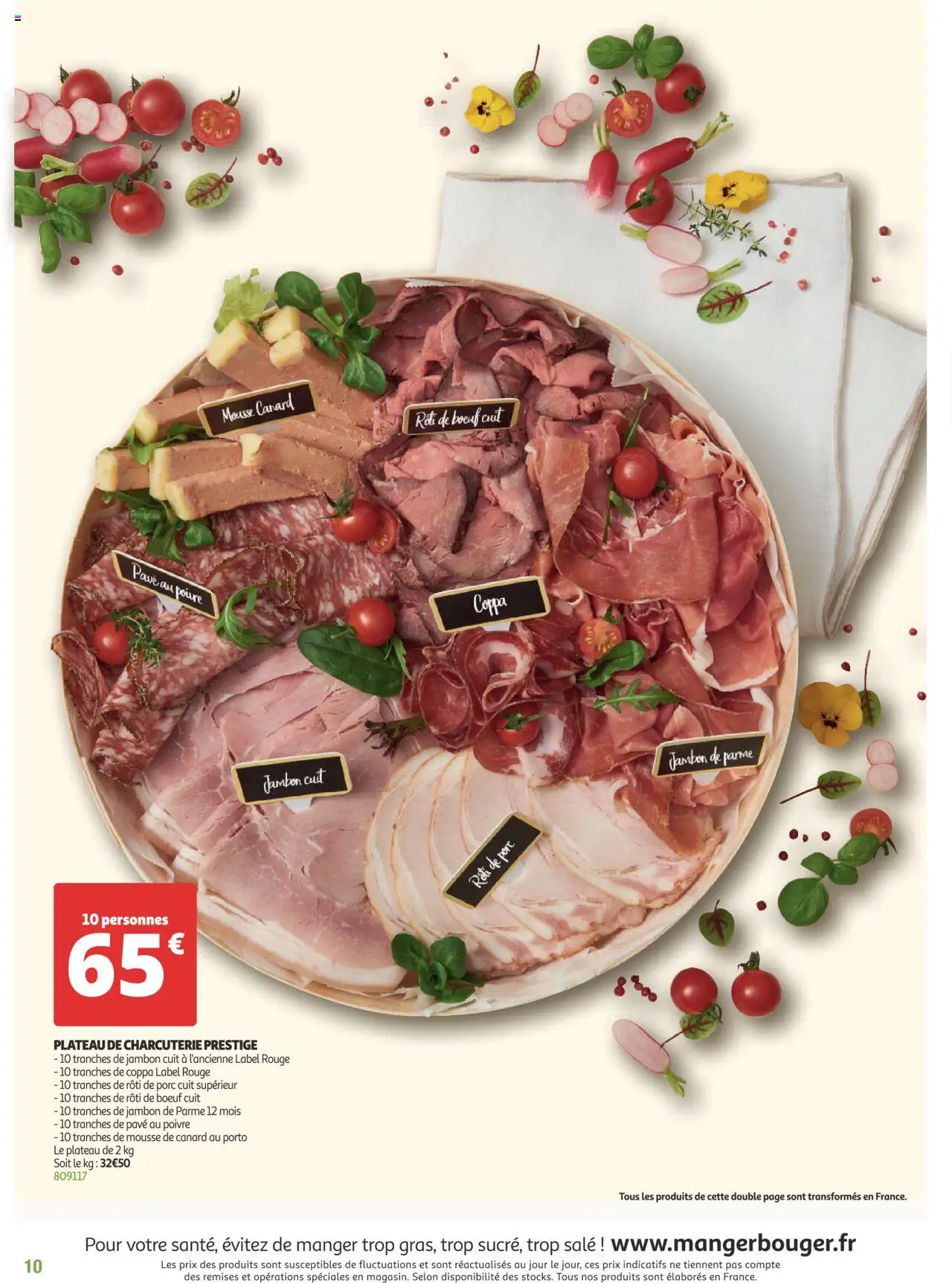  | Page: 10 | Produits: Plateau, Mousse, Jambon, Porc