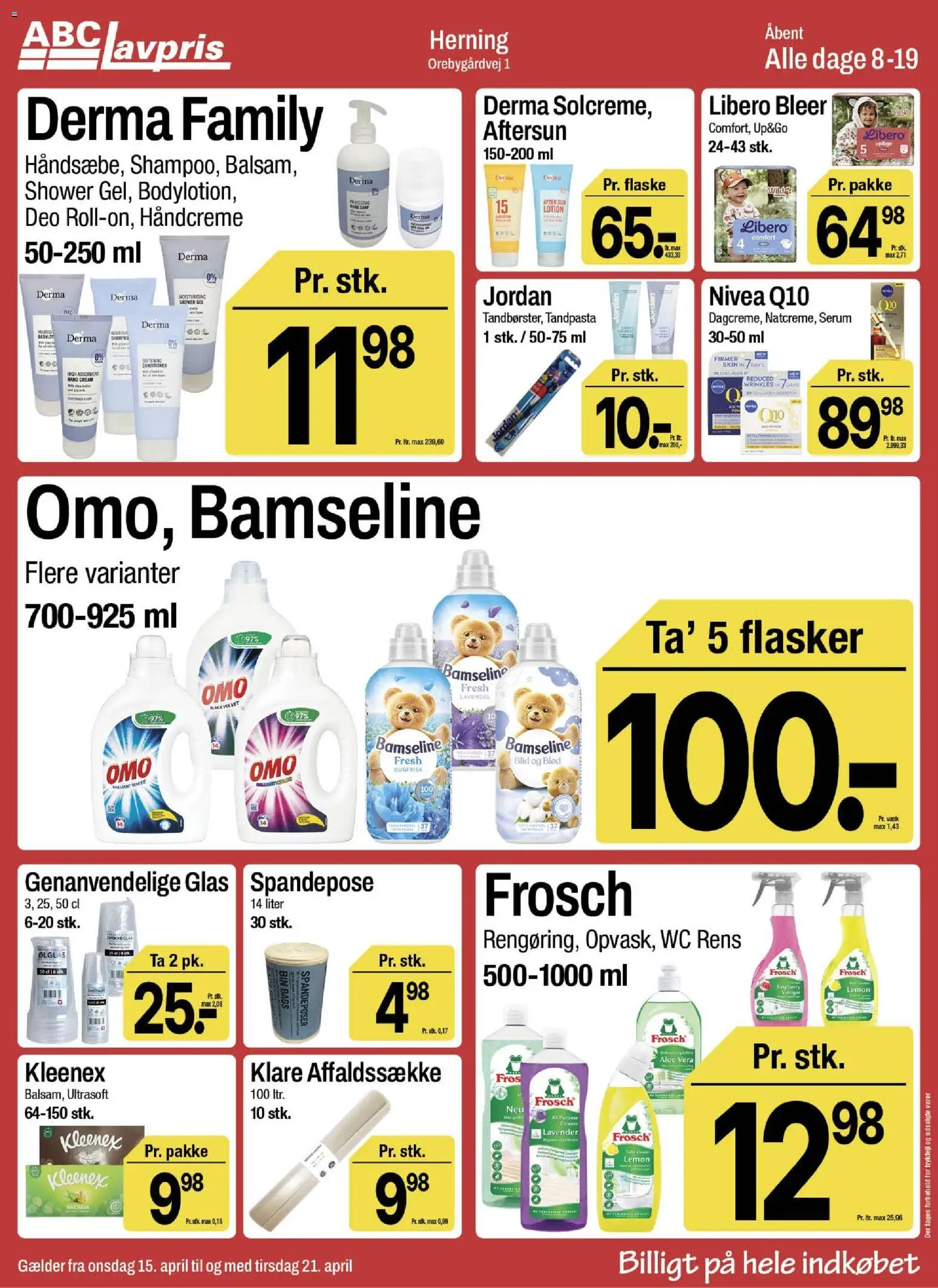 Abc Lavpris tilbudsavis – gyldig fra 15.04.2026 | Side: 11 | Produkter: Shampoo, Håndcreme, Søm, Collagen