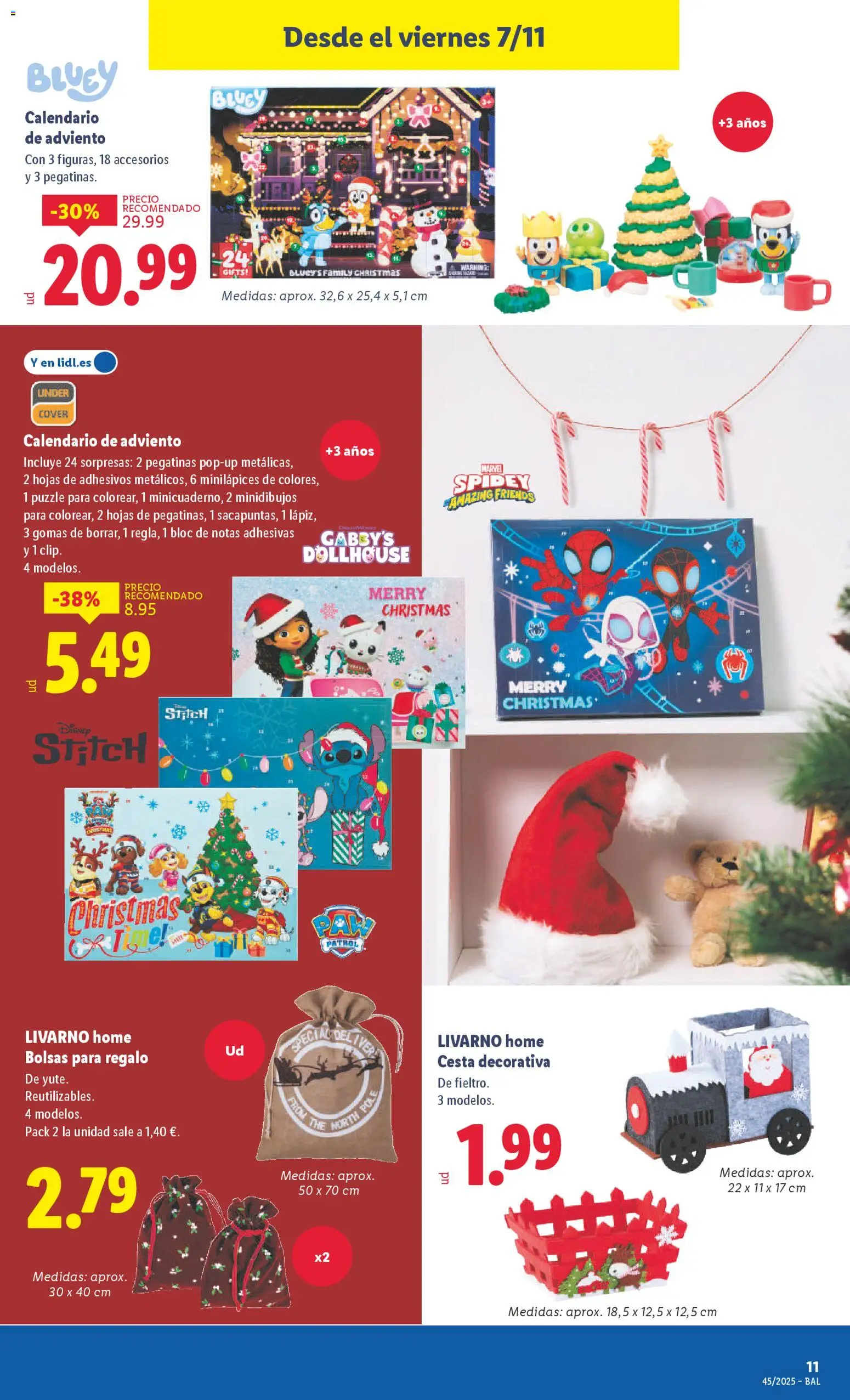 Lidl folleto de bazar │ válido desde el 03.11.2025 | Página: 21 | Productos: Cesta