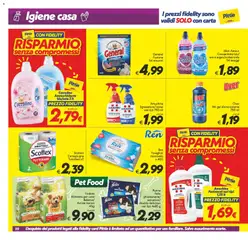 Anteprima del volantino SuperConveniente Vittoria/Ragusa catalogo valido a partire dal 25.11.2025 | Pagina: 22 | Prodotti: Spray disinfettante, Ammorbidente, Anticalcare, Bagno