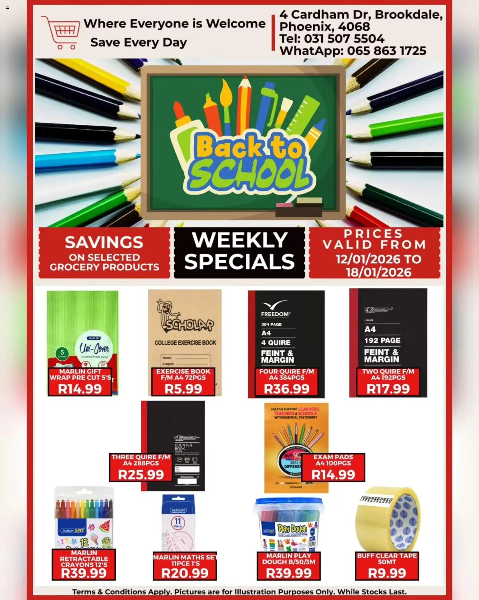 New Saverite catalogue – valid from 12.01.2026 | Page: 1 | Products: Cover, Pads, Touca de banho, Tape