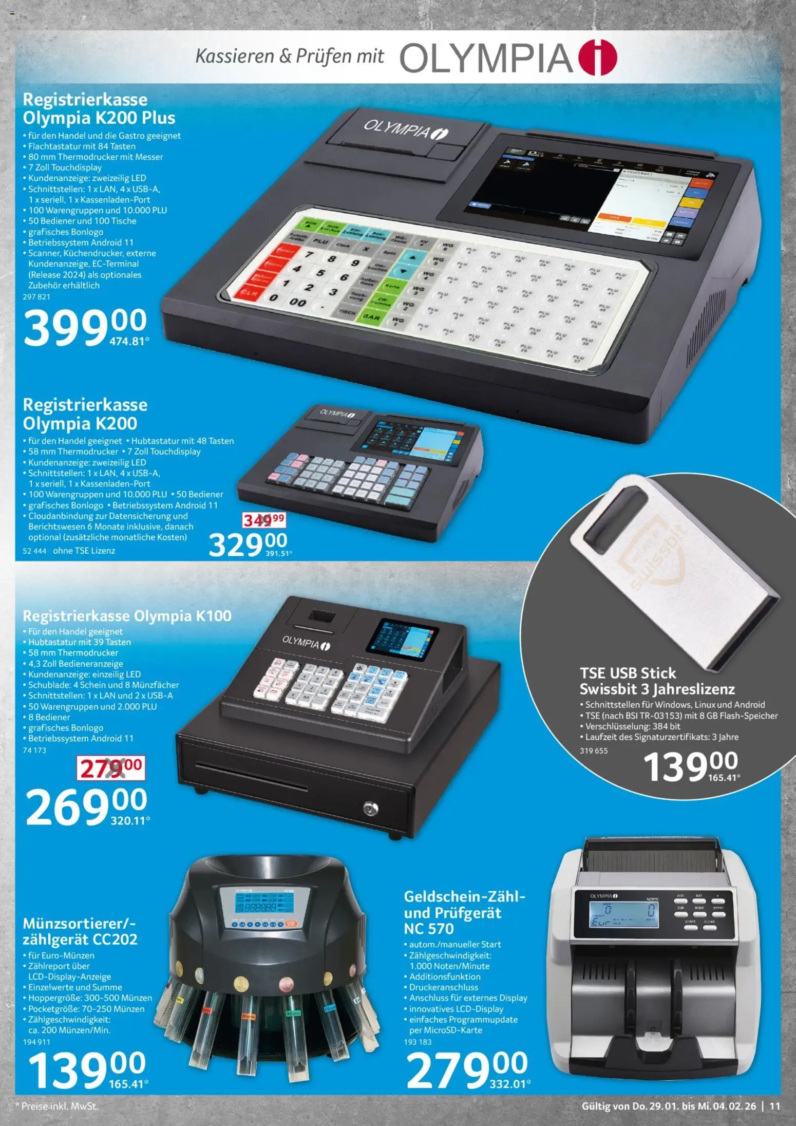 Selgros  Non Food – gültig ab 29.01.2026 | Seite: 11 | Produkte: USB, Fisch, Usb stick