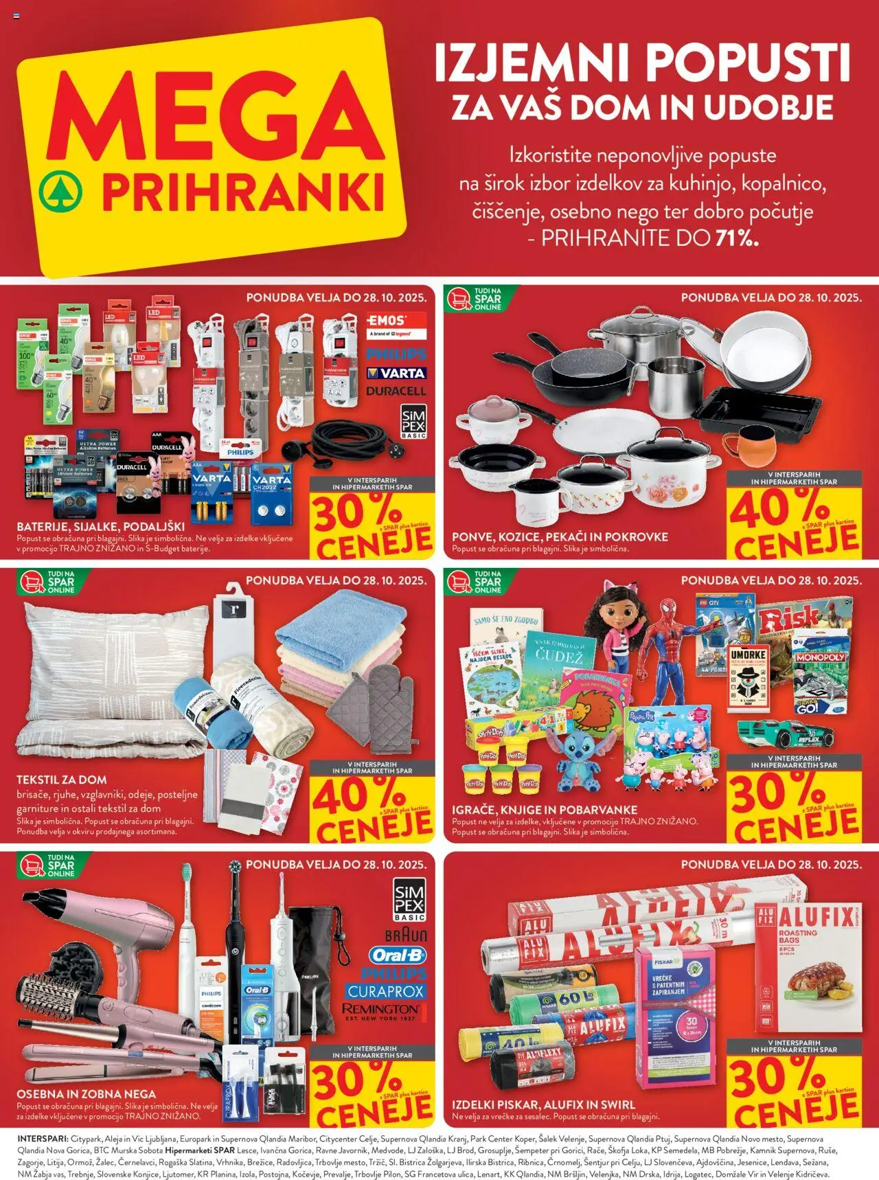 Novi Spar katalog ponudbe – veljaven od 22.10.2025 | Stran: 8