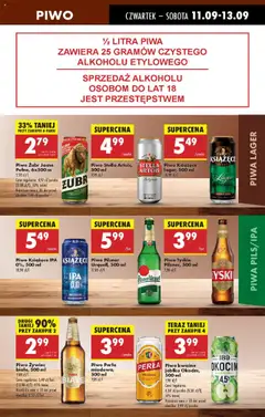 Piwo Perła miodowa, 500 ml, Piwo Perła miodowa, 500 ml od 11.09.2025 | Strona: 51