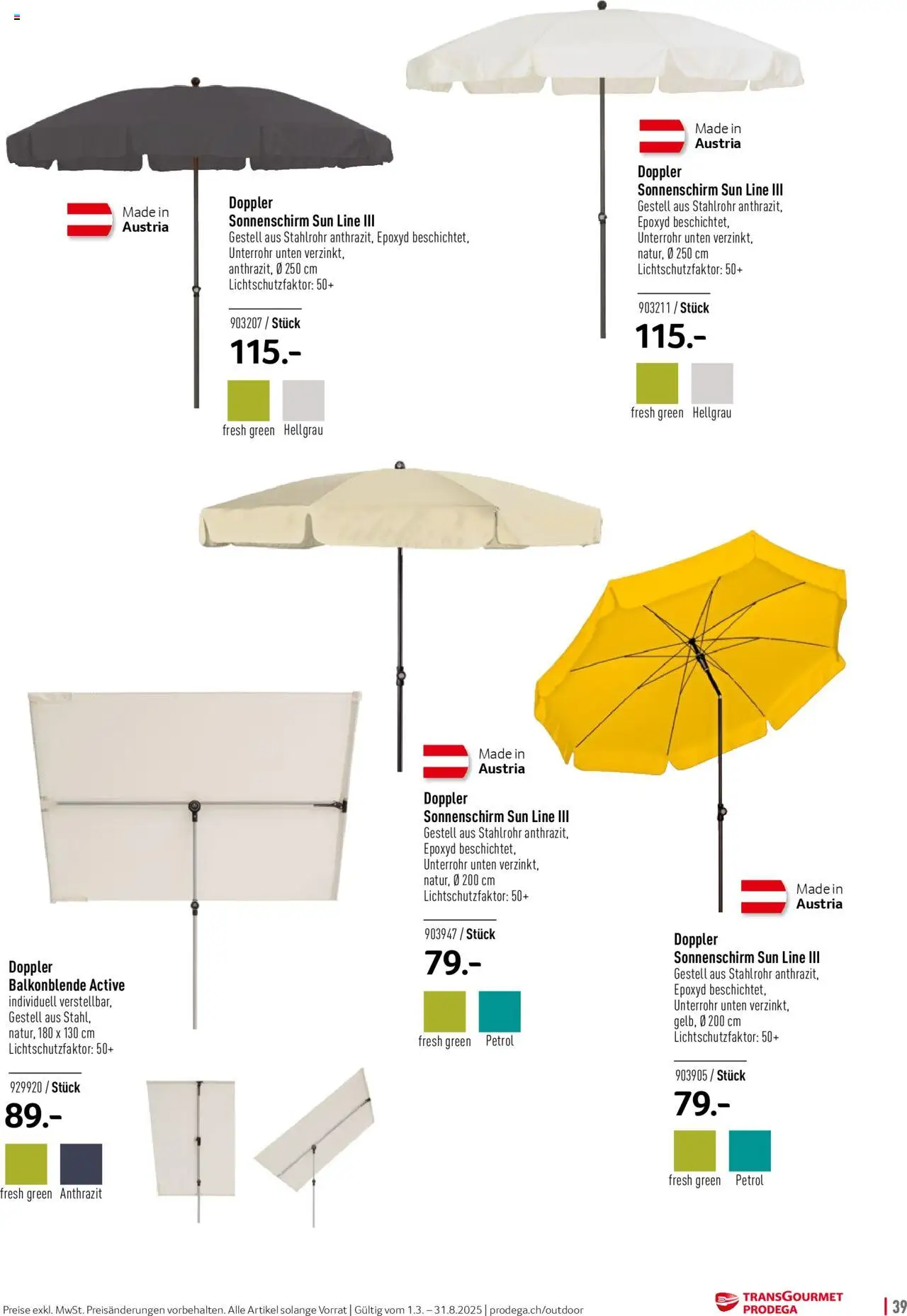 Prodega Aktionen Outdoor-Ausstattung ab 01.03.2025 | Seite: 39