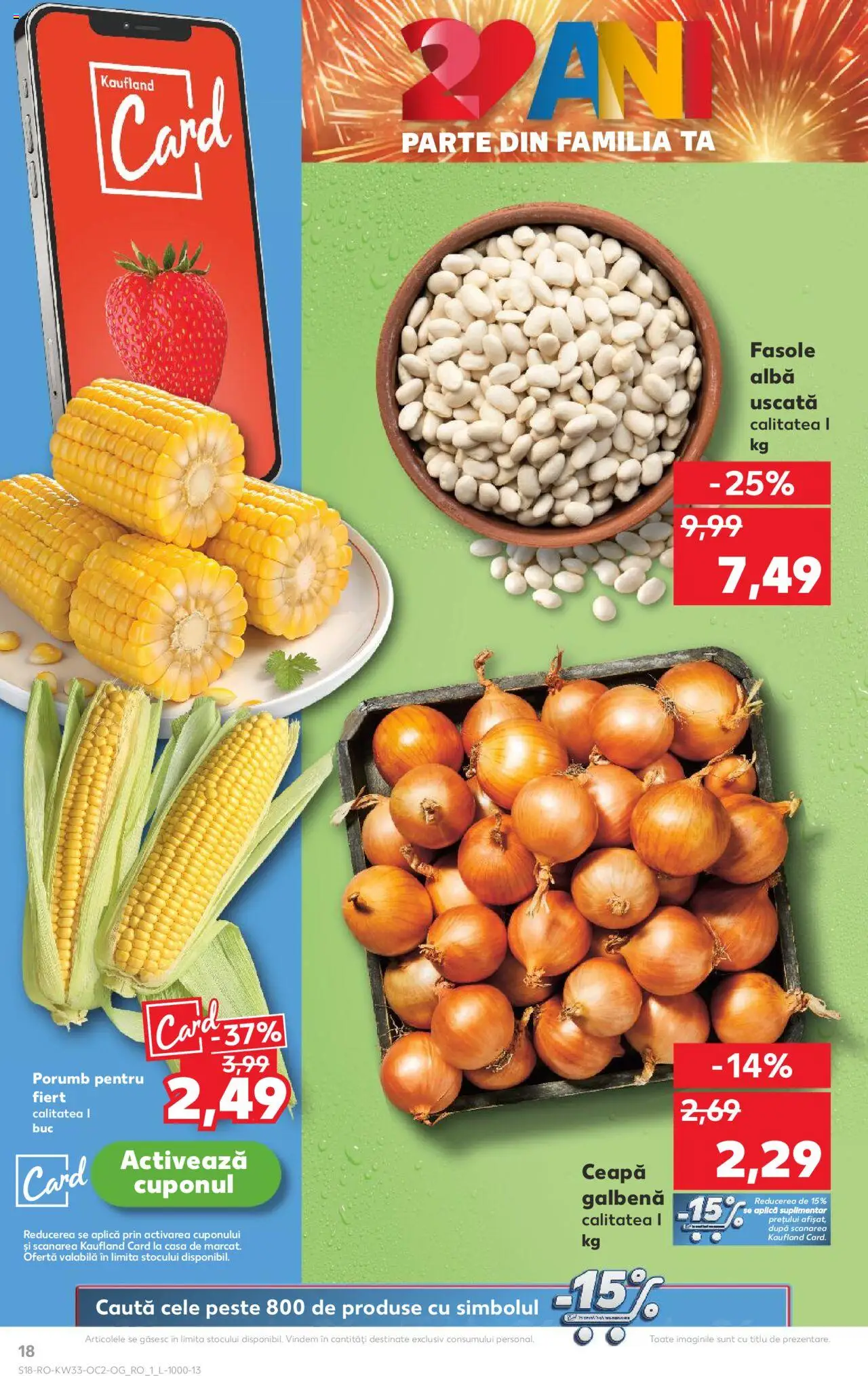 Kaufland RO akciós ujság - amely érvényes a következő dátumtól: 13.08.2025 | Oldal: 18