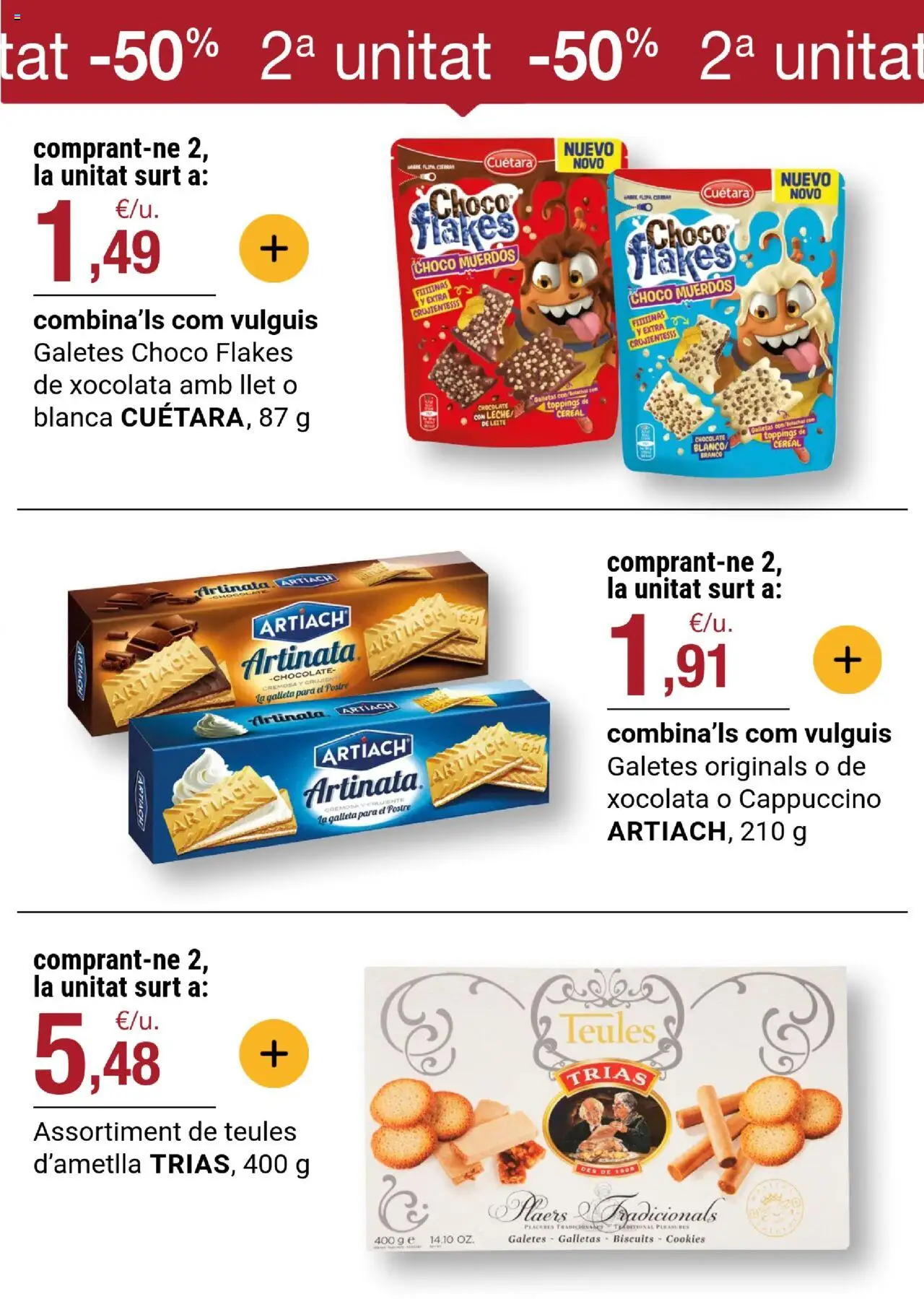 Bonpreu folleto │ válido desde el 23.09.2025 | Página: 23 | Productos: Chocolate, Galletas