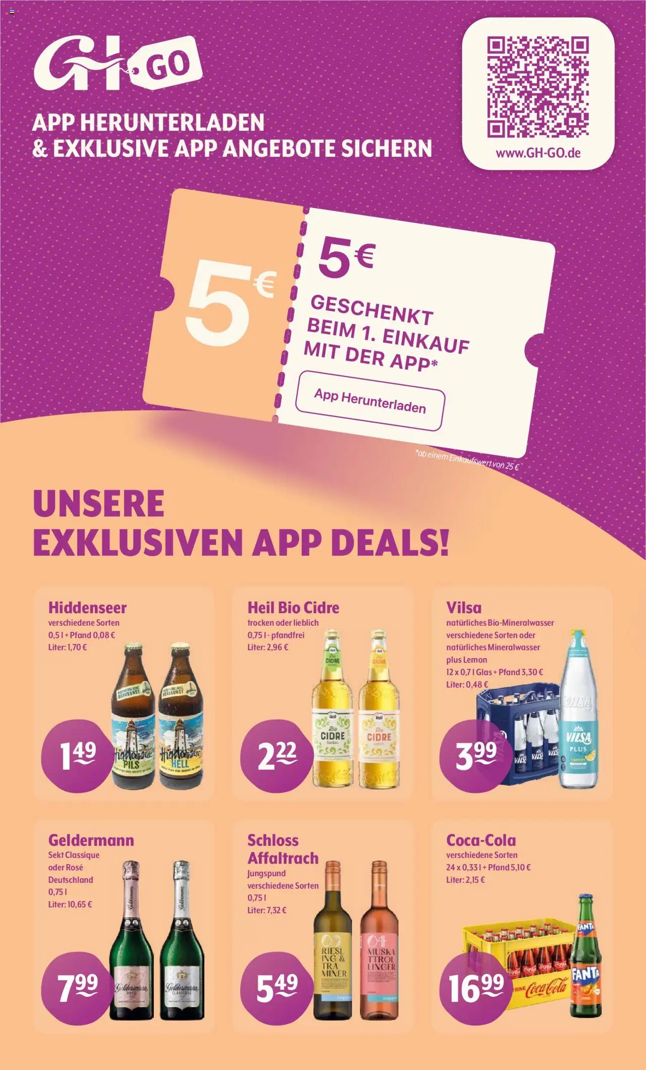 Getränke Hoffmann - Hamburg – gültig ab 13.10.2025 | Seite: 9 | Produkte: Fanta, Sekt, Pils, Mineralwasser