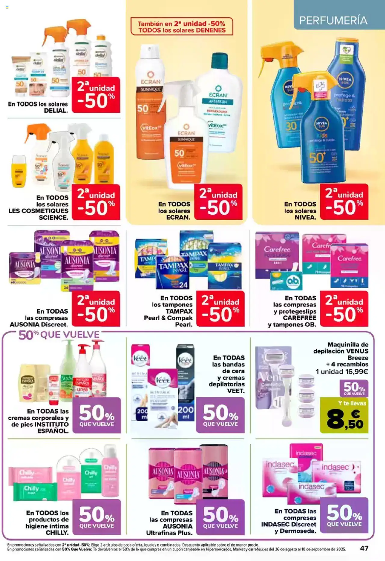 Carrefour folleto │ válido desde el 08.08.2025 | Página: 51 | Productos: Βαλσάμικο ξύδι, Tampones, Té, Γλυφιτζούρι