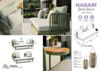 Pré-visualização Espaço Casa folheto Ar Livre 2026 válido de 07.03.2026 | Página: 171 | Produtos: Sofá, Lanterna