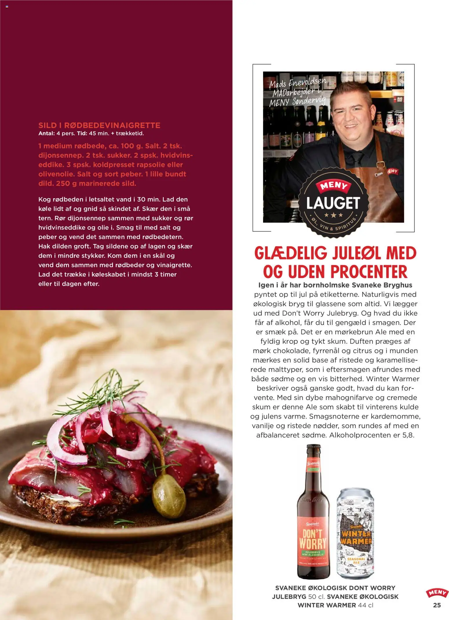 Meny tilbudsavis – gyldig fra 28.11.2025 | Side: 25 | Produkter: Rødbeder, Salt, Sukker, Vanilje